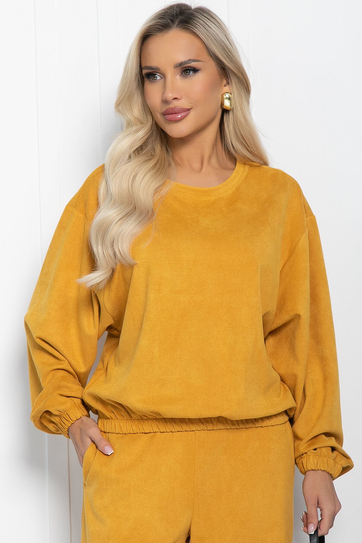 Костюм Бэрри (горчица) К11581