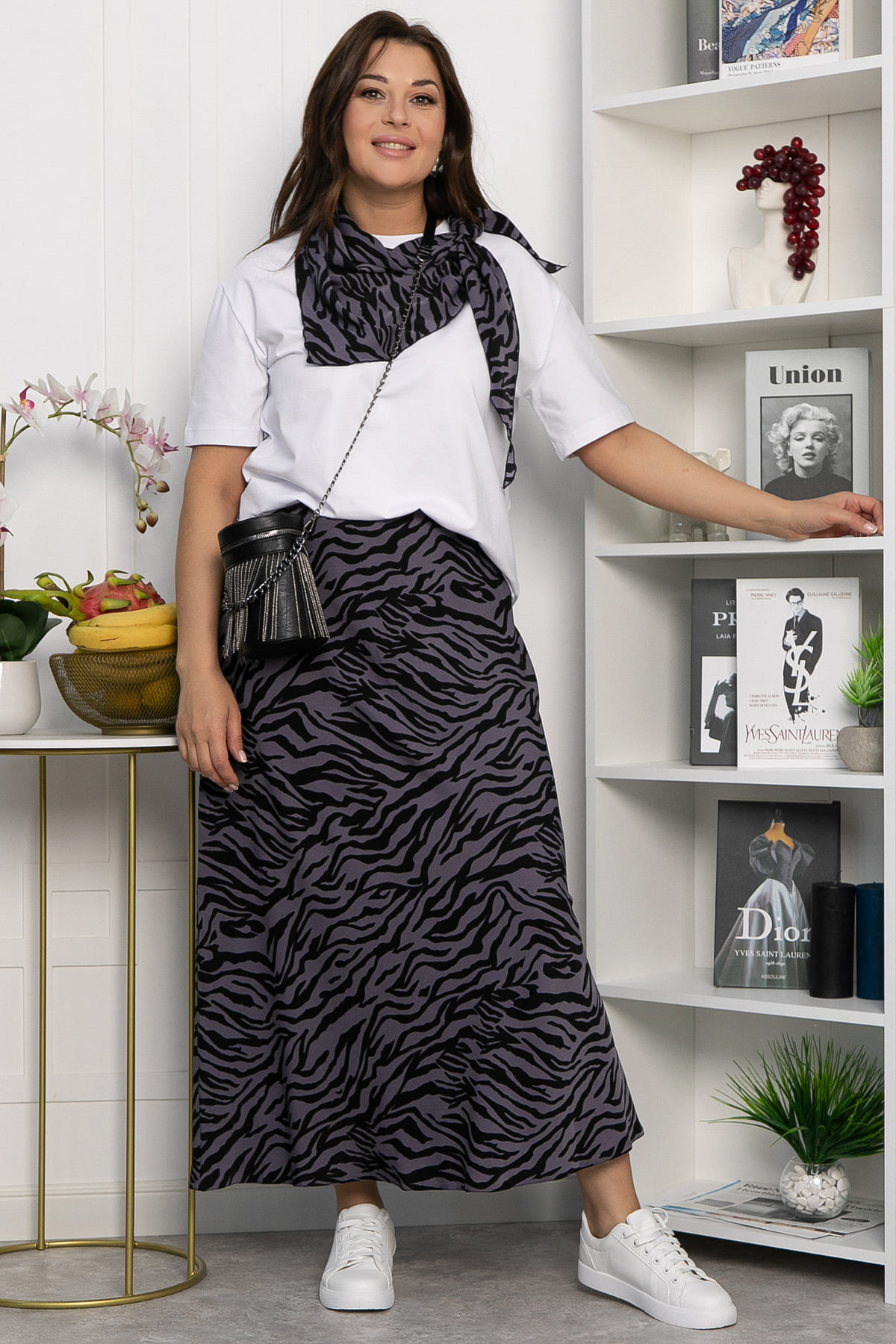 Юбка Лантана (зебра) Ю13291-6М