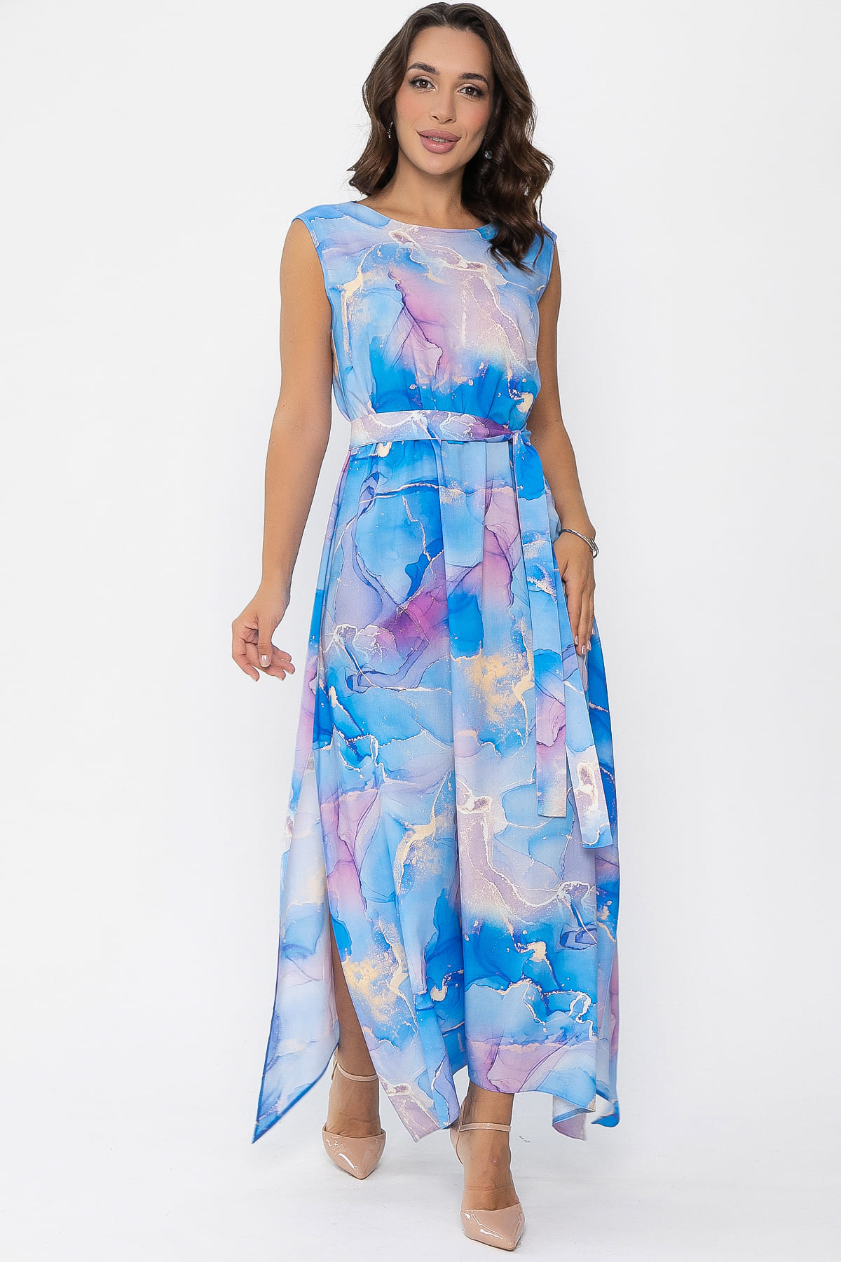 Платье Иниша (синее) П14070-4М