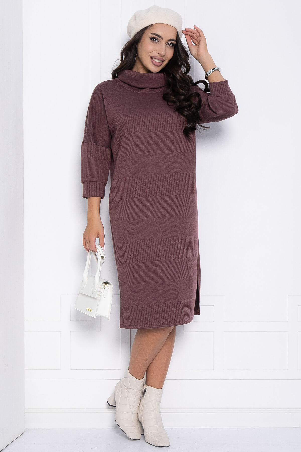 Платье Никс (пыльно-лиловое) П12320-4