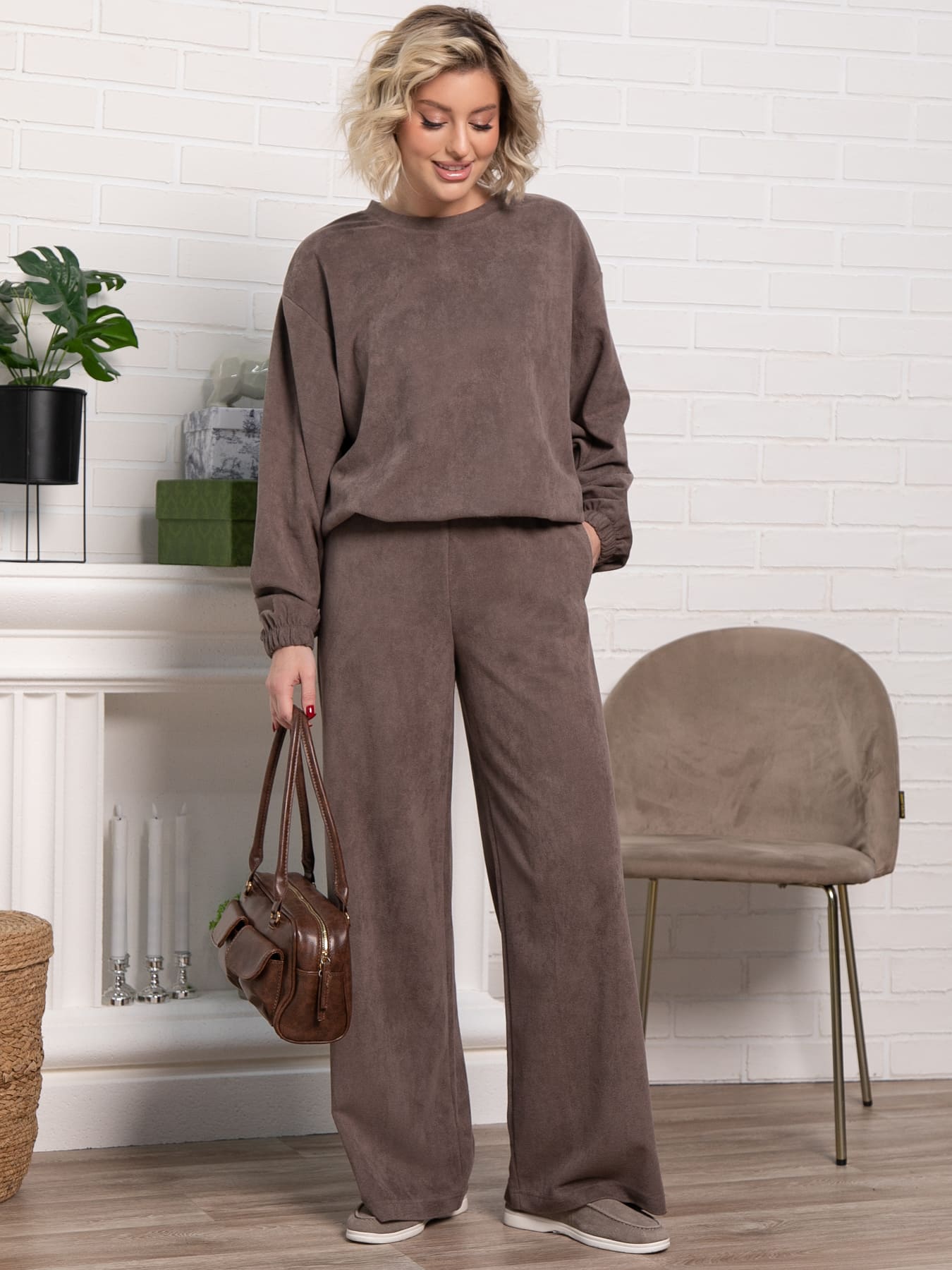 Костюм Манхэттен (коричневый) К15227-21М