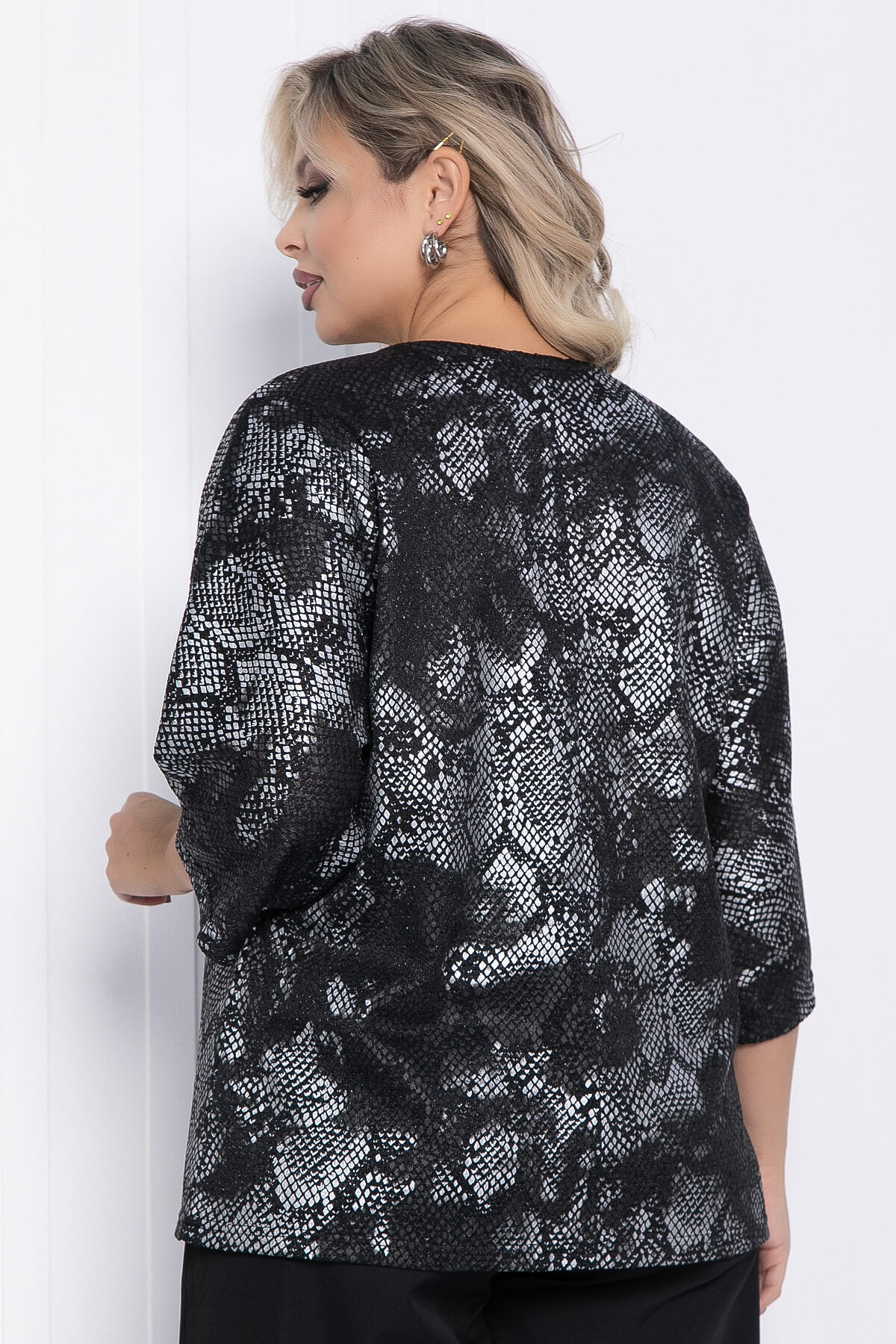 Блуза Австрия (черная) Б12365-27