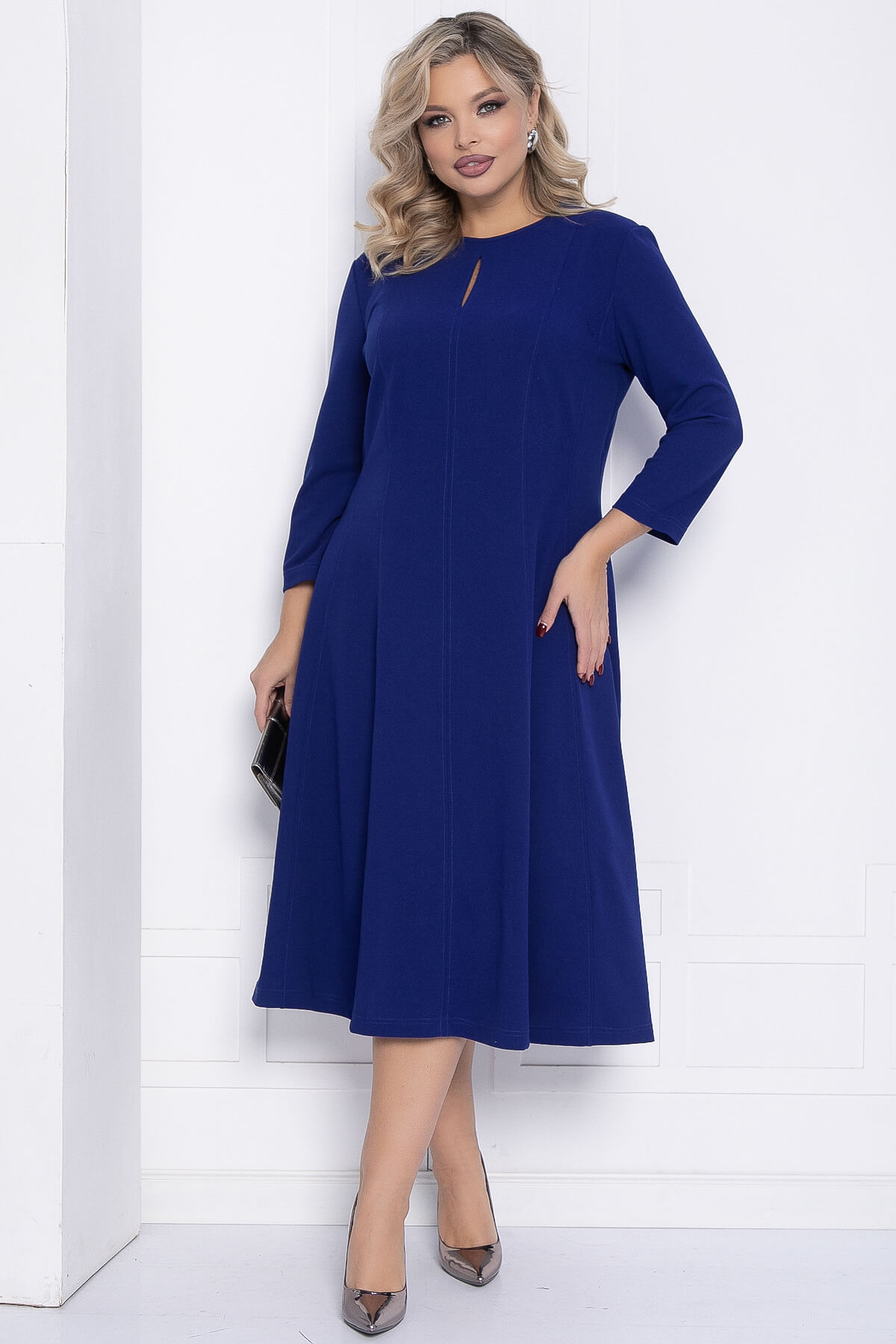 Платье Капелька (электрик) П12376-23