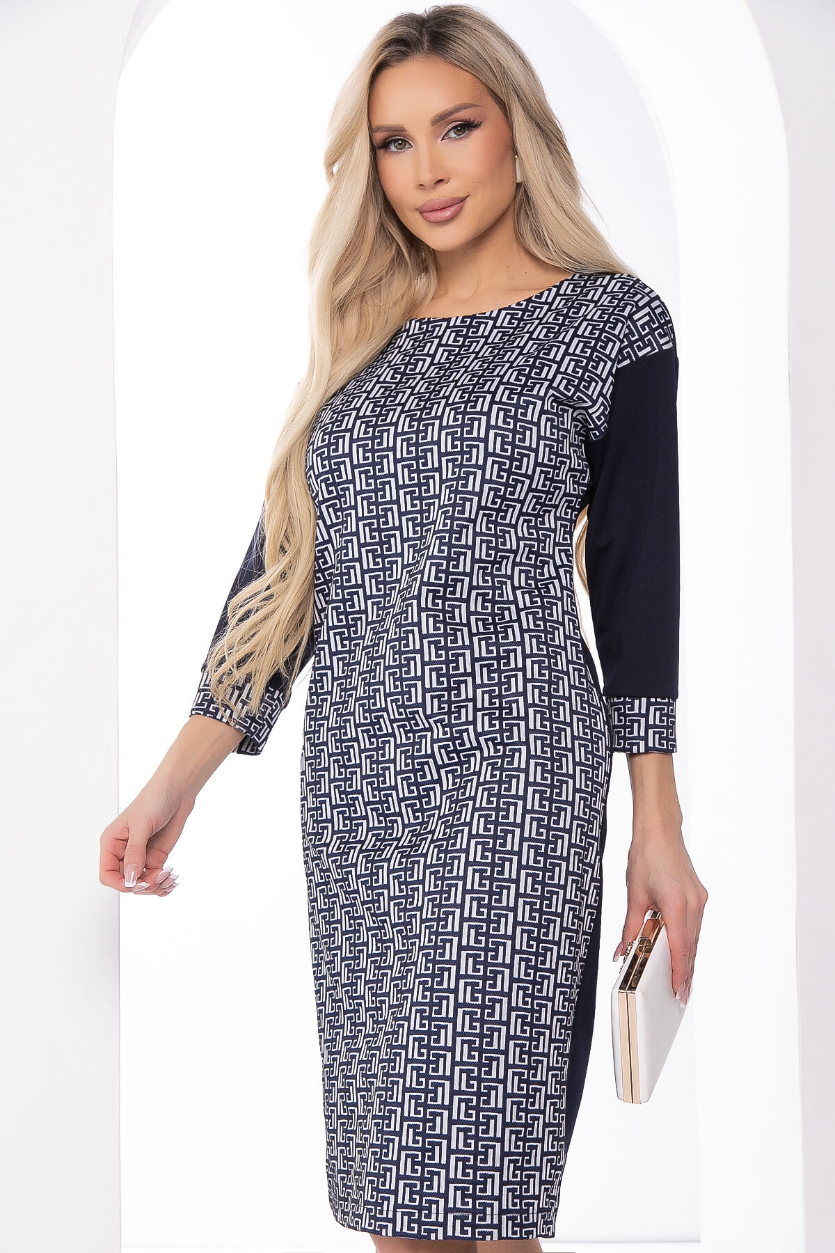 Платье "Греция" (блю) П8256