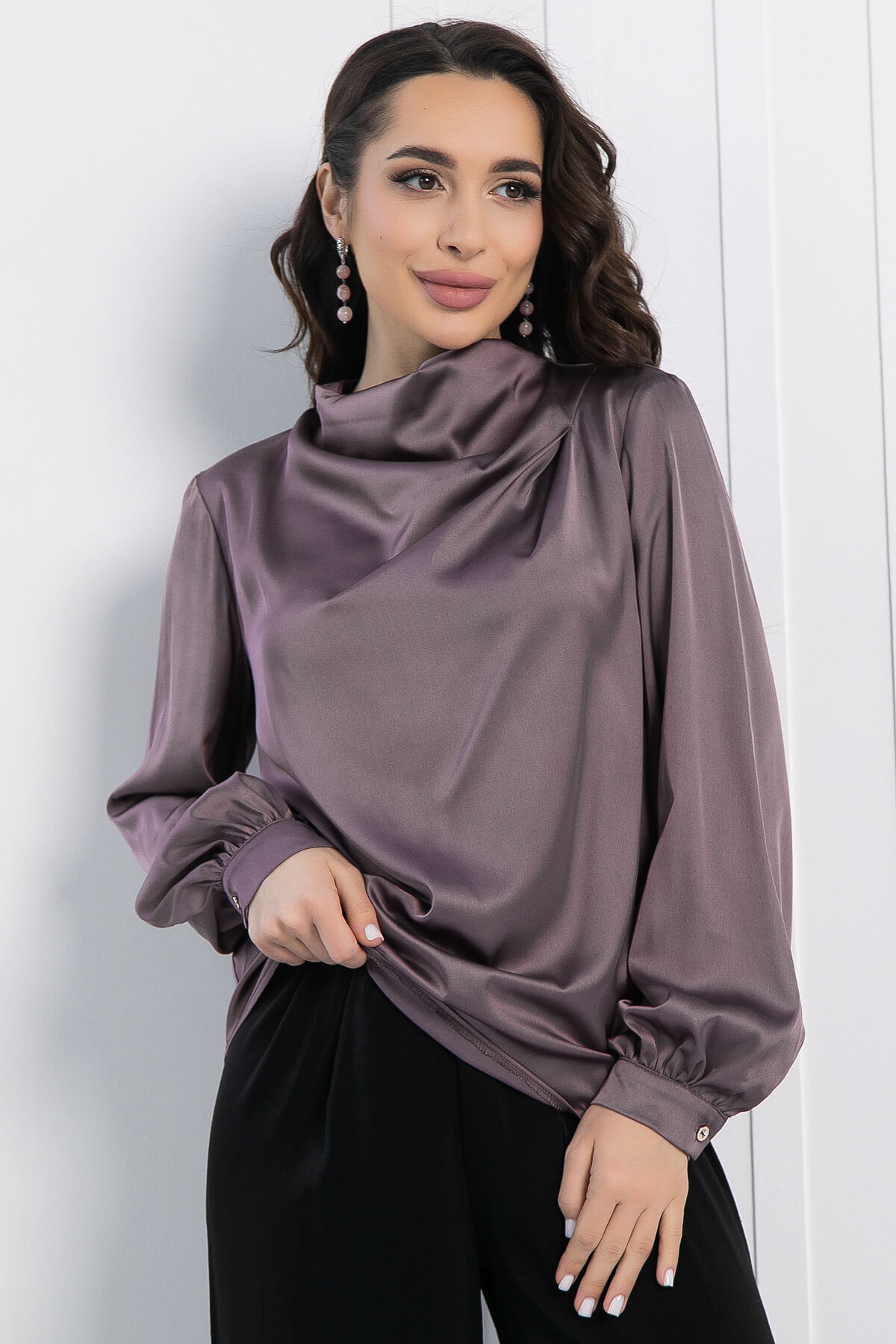 Блуза Магия успеха (сиреневая) Б13035-16М