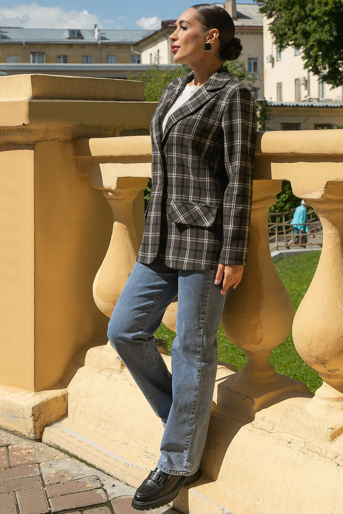 Пальто-пиджак Чендлер (серый) Б14156-7М