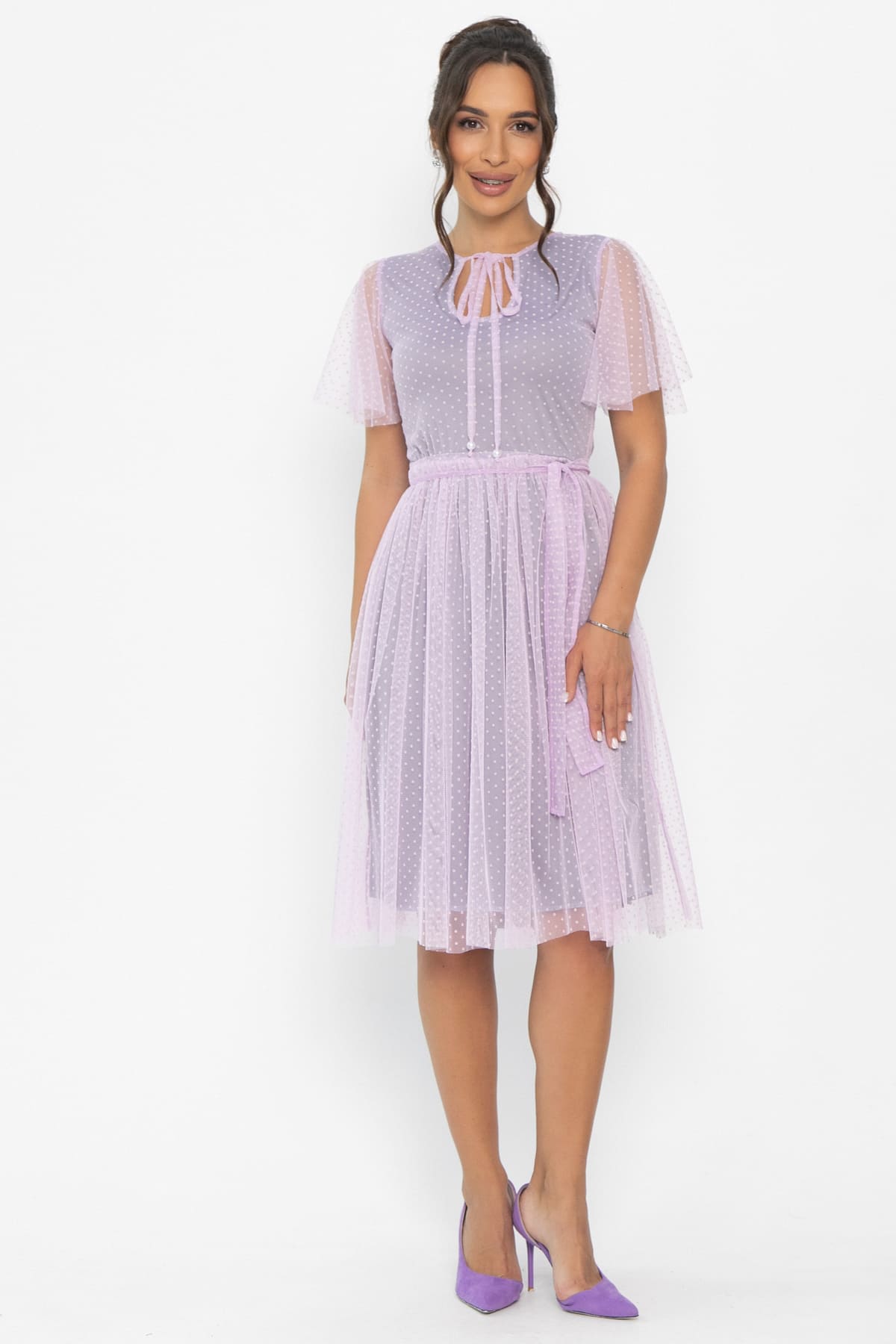Платье У твоих ног (сиреневое) П13825-39М