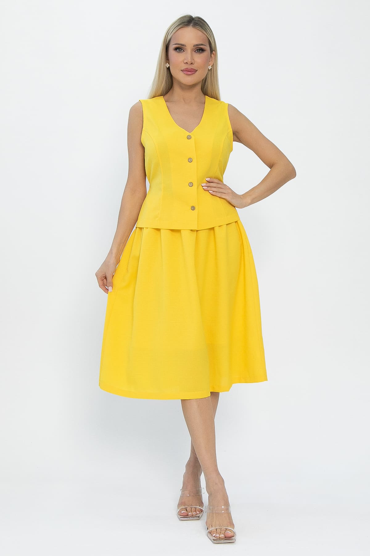 Костюм Жанет (желтый) К13459-9М