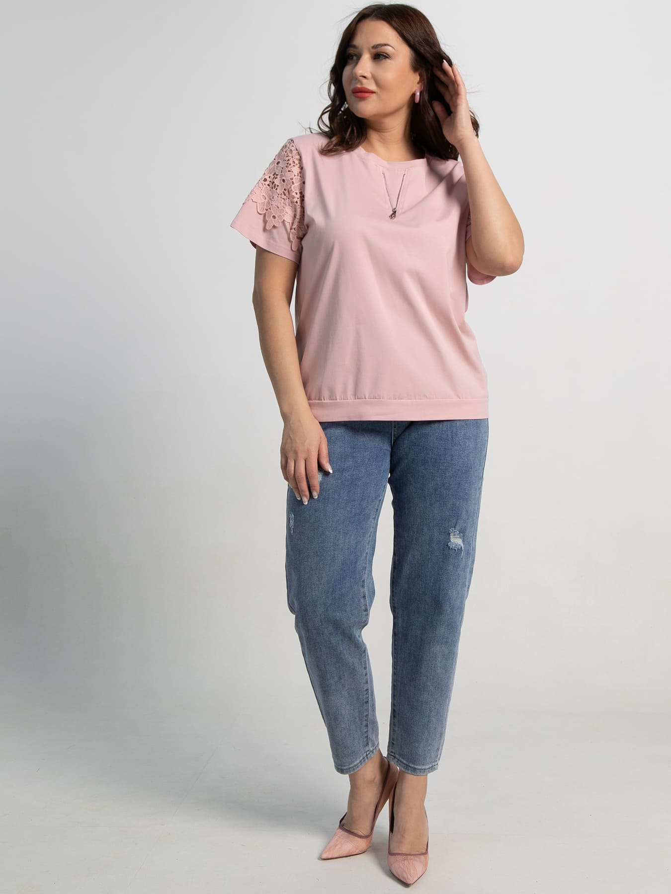 Блуза Флоя (пыльная роза) Б15540-4М