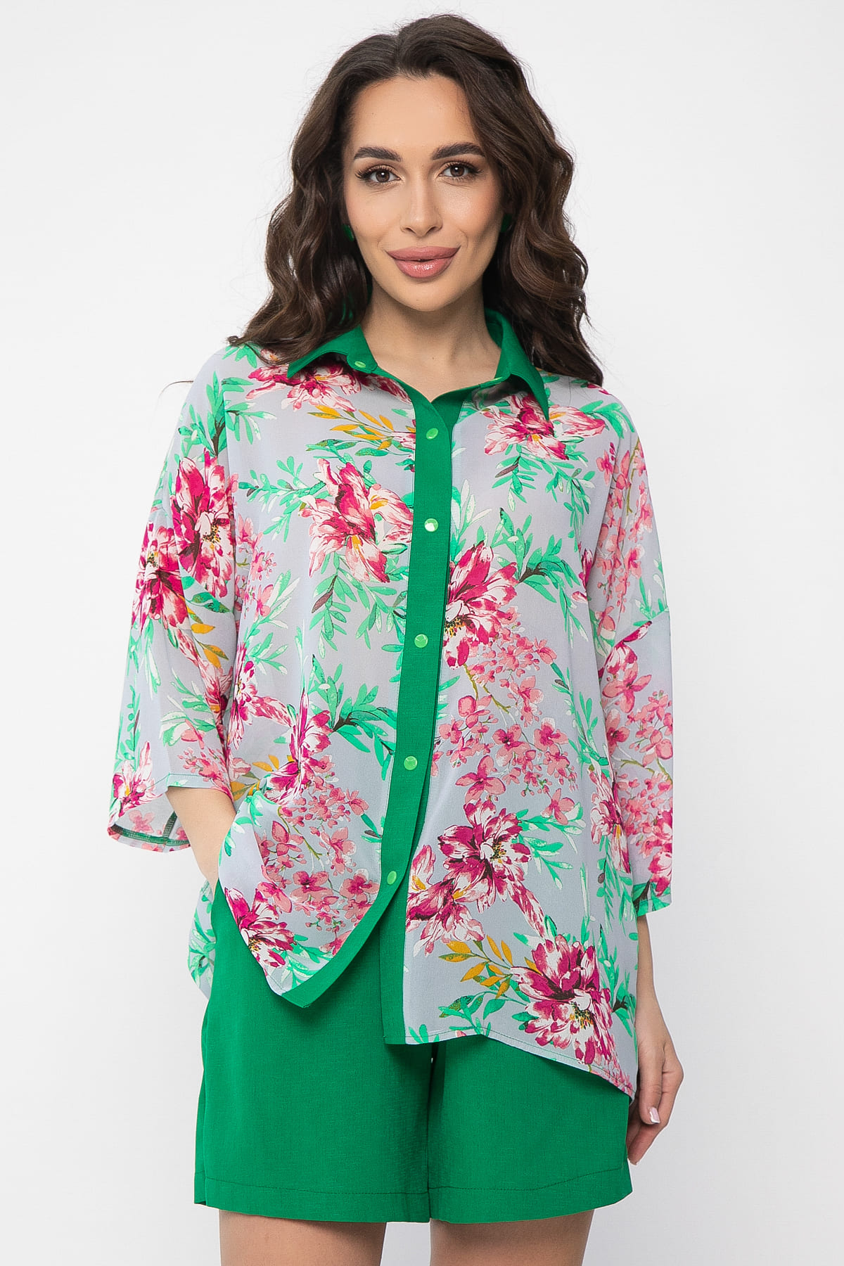 Костюм Удачный (зеленый) К13590-13М