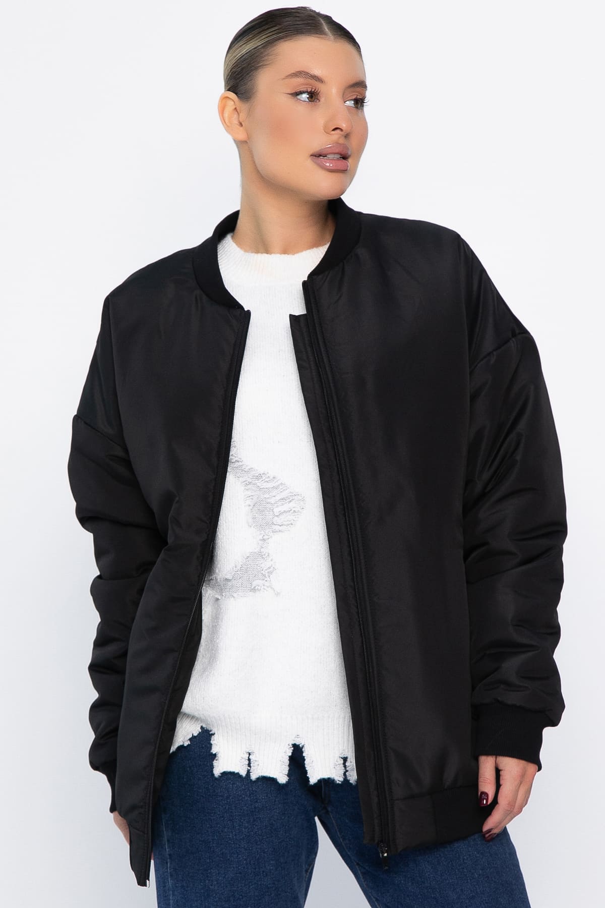 Бомбер утепленный Бинго (черный) Б14417-46М