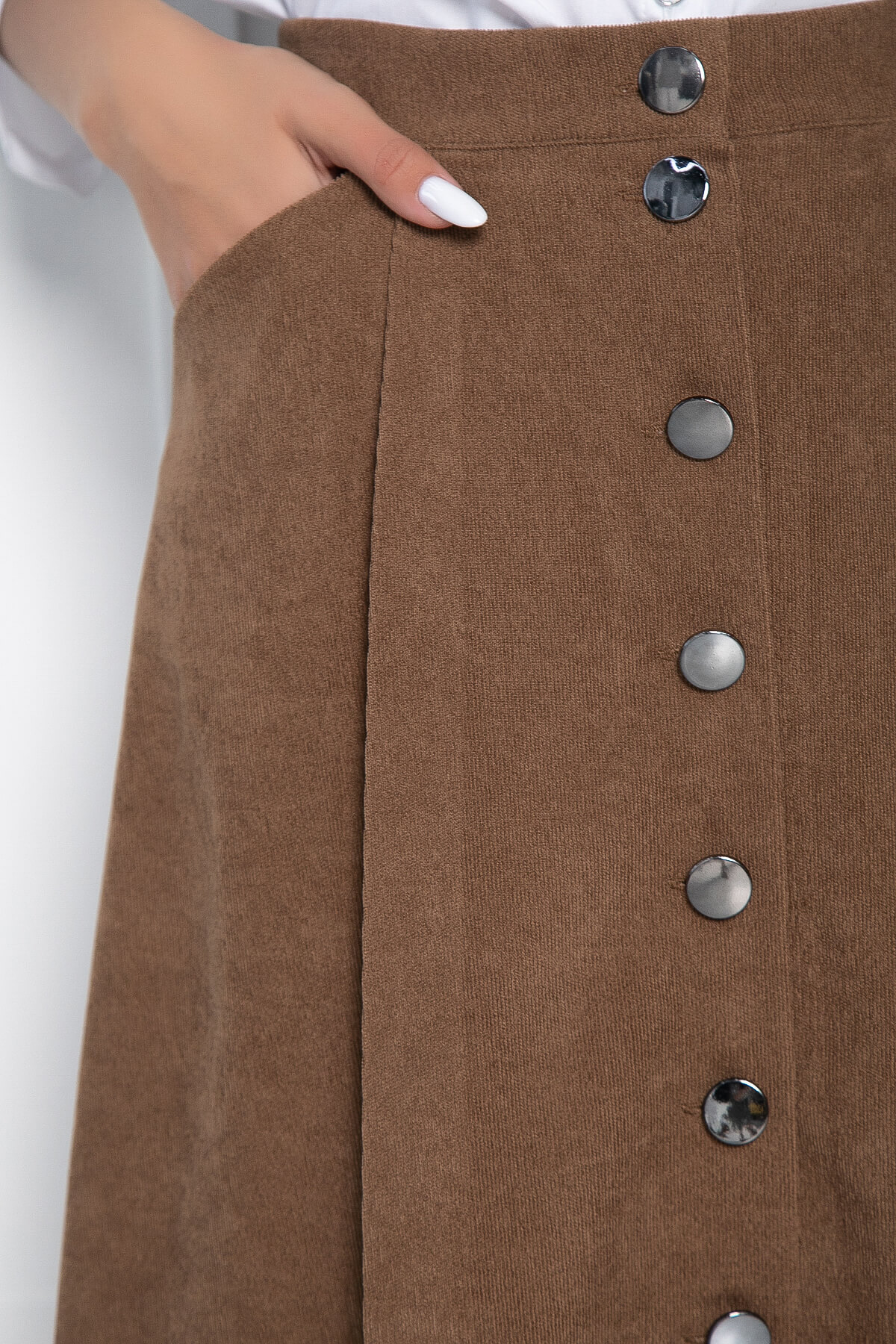 Юбка Севара (коричневая) Ю11139