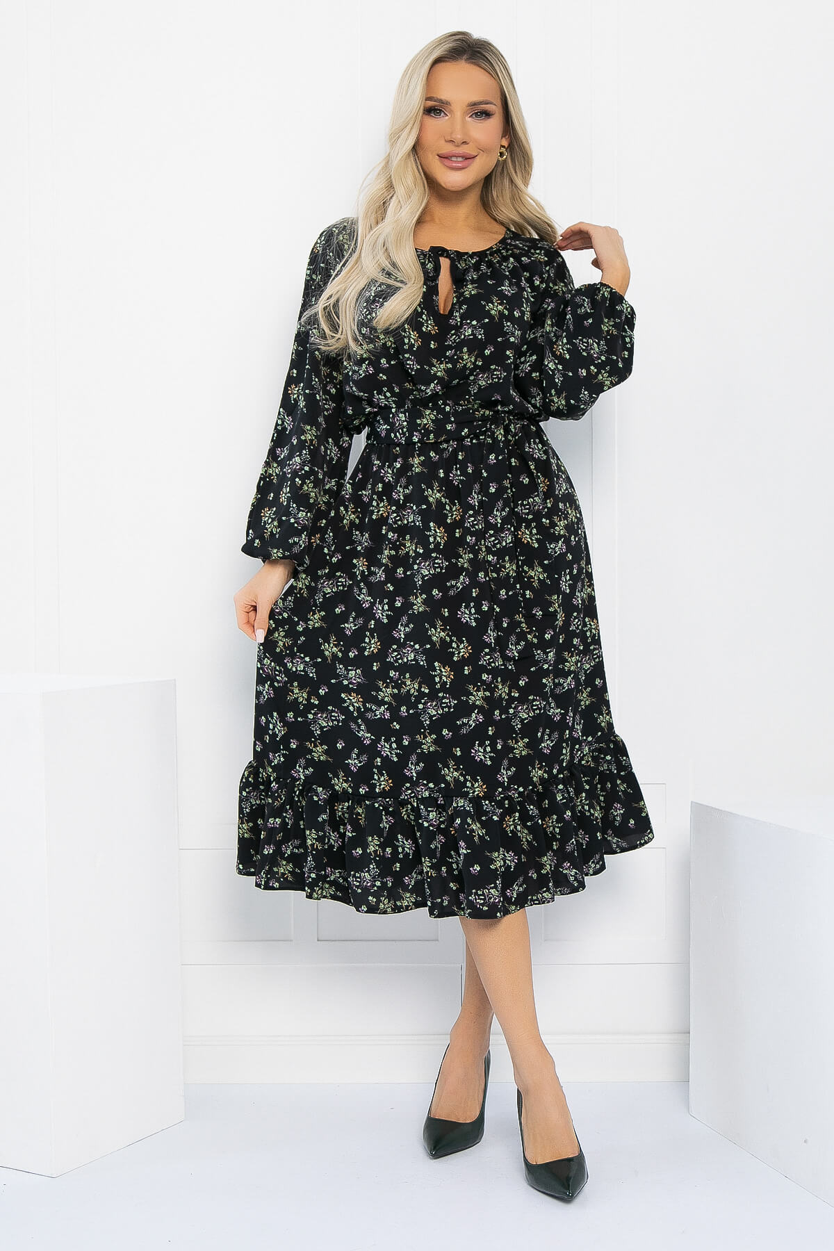 Платье Алания (черное) П12996-10М