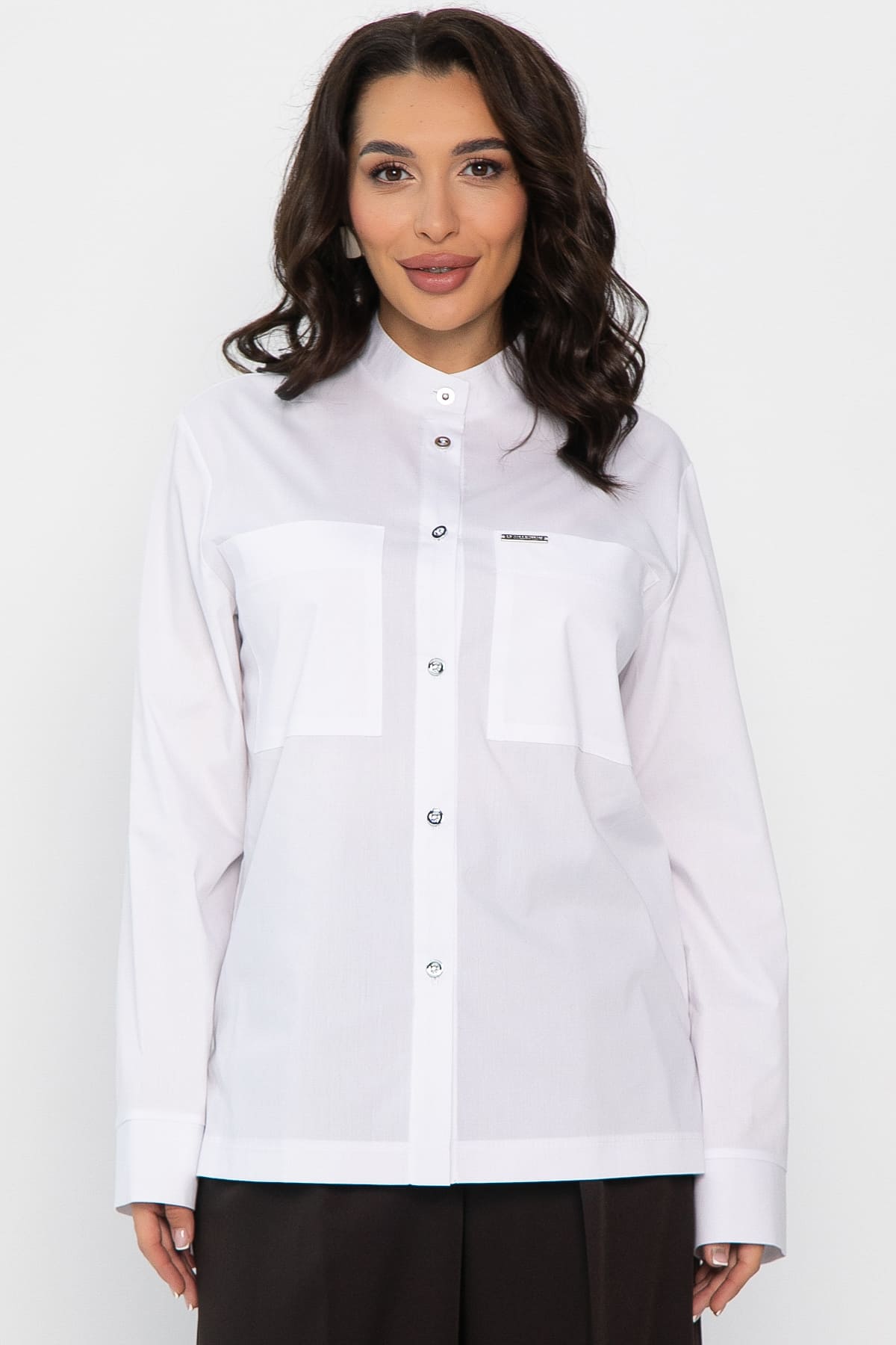 Рубашка хлопковая Асгарда (белая) Б14567-31М