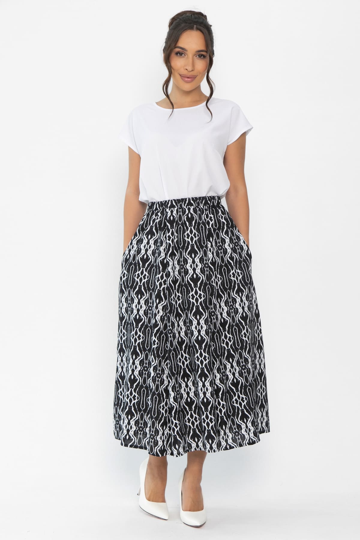 Юбка Льюис (черная) Ю13957-10М