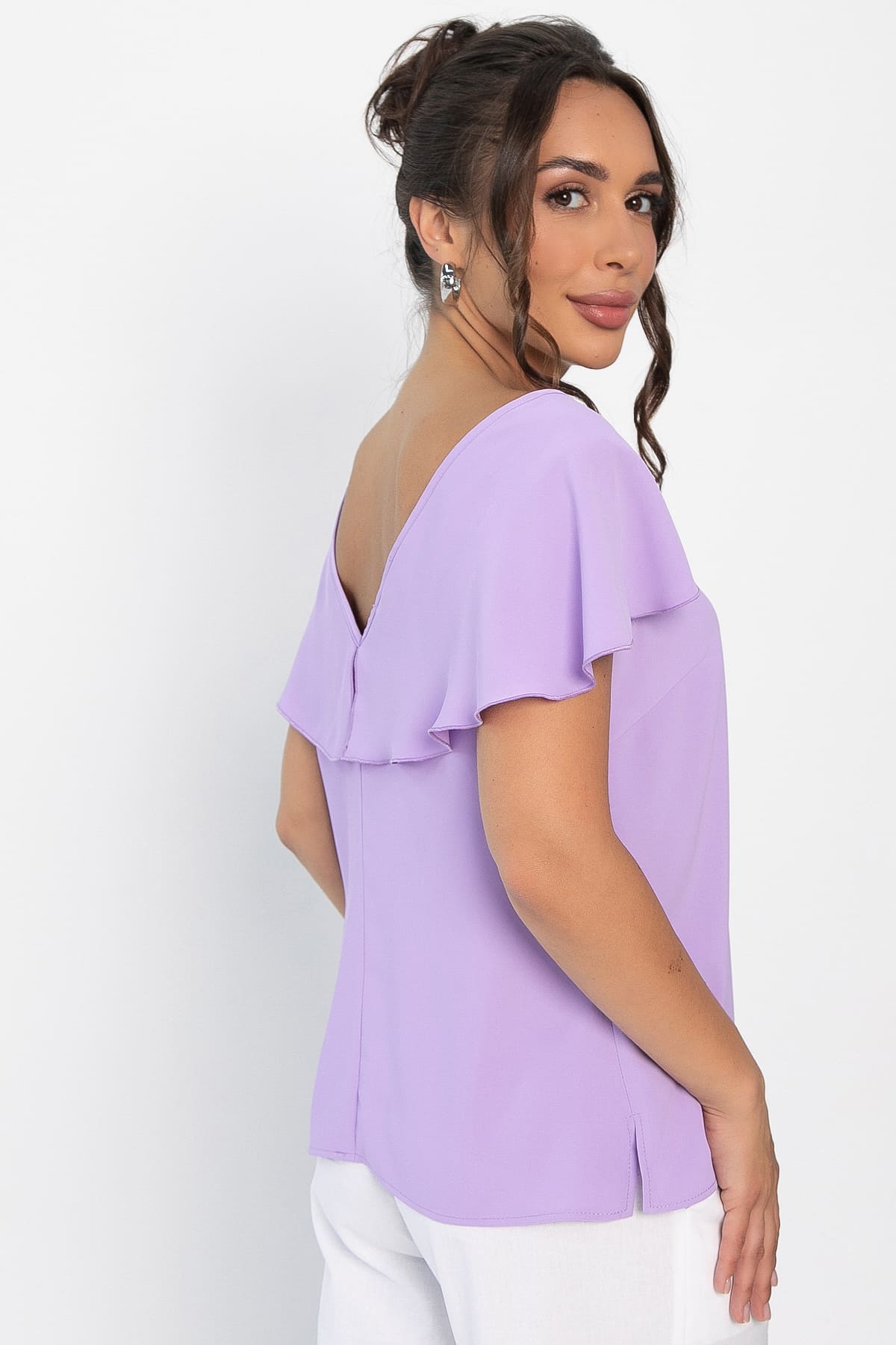 Блуза Летящая волна (сиреневая) Б13970-16М