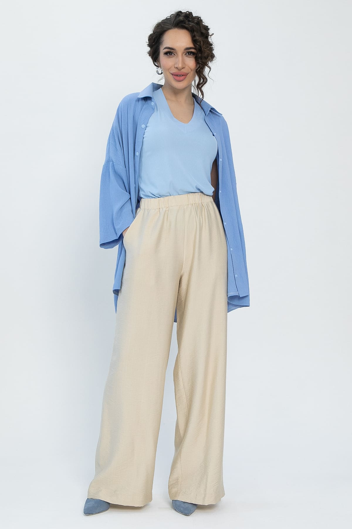 Рубашка Медея (голубая) Б13465-13М