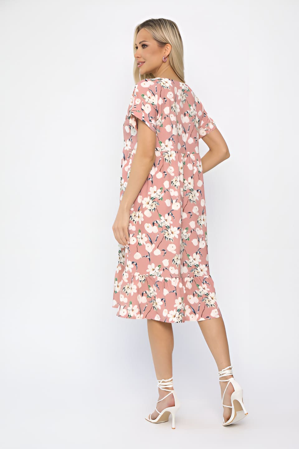 Платье Оксана (пудра) П13679-48М