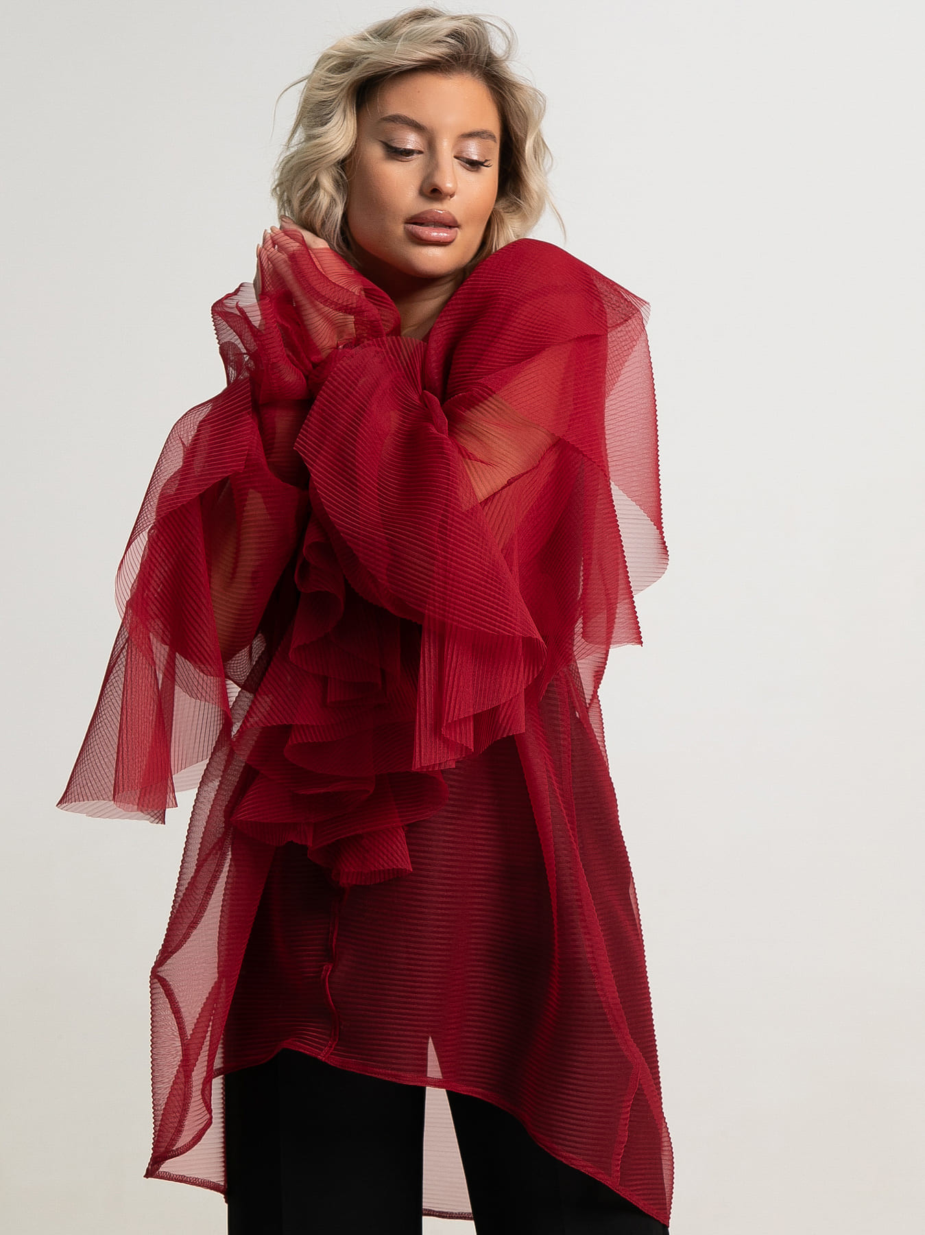 Блуза Диантус (красная) Б15547-39М