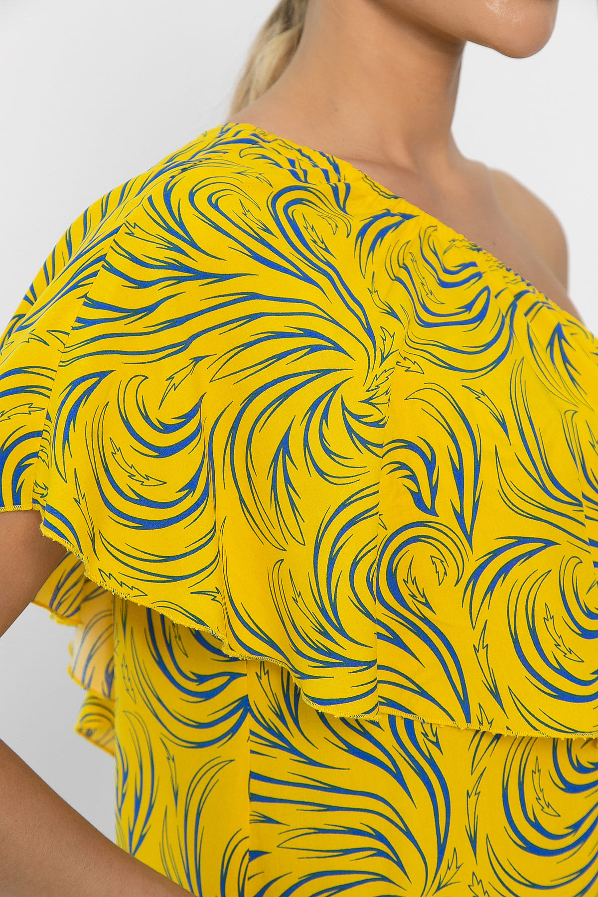 Платье Шардоне (ярко-желтое) П13771-36М