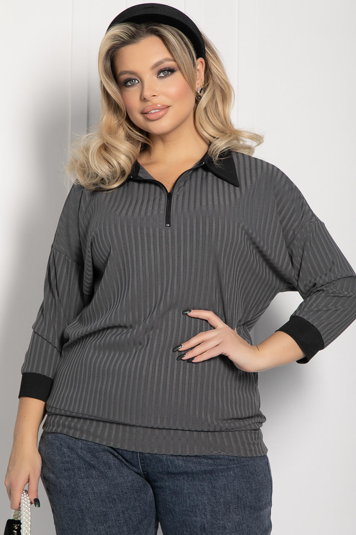 Джемпер Время вперед (серый) Б12517-24