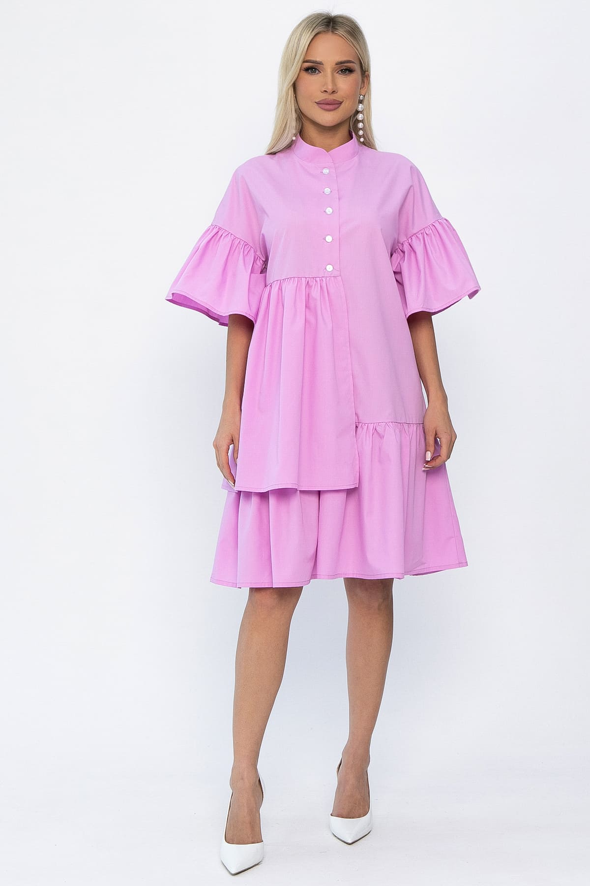 Платье Урания (светло-лиловое) П13913-36М