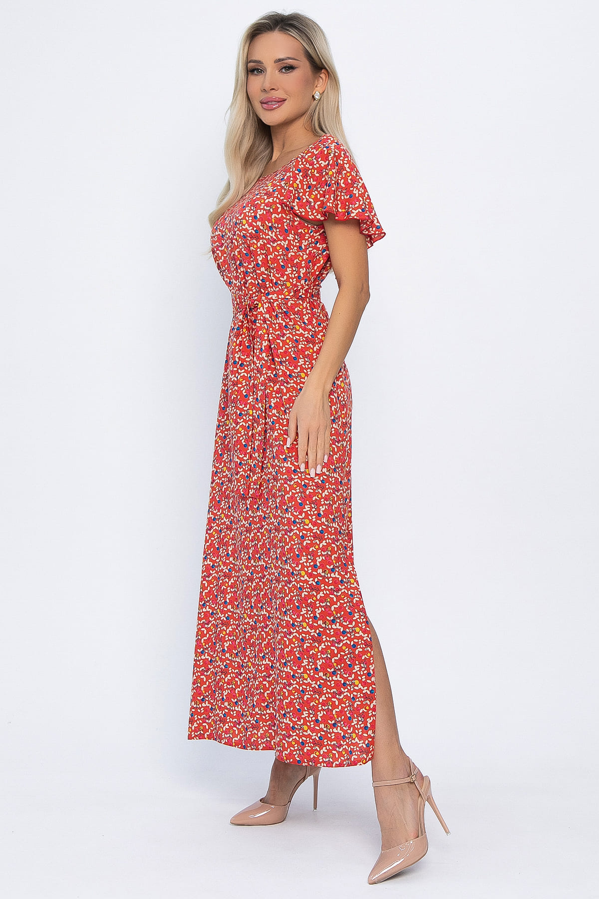 Платье Вечер свиданий (красное) П13829-16М