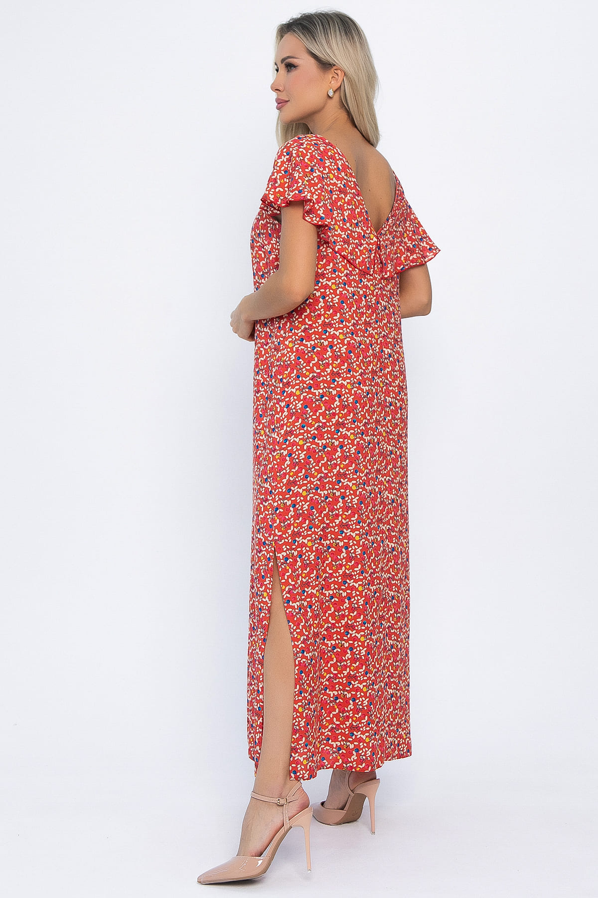 Платье Вечер свиданий (красное) П13829-16М