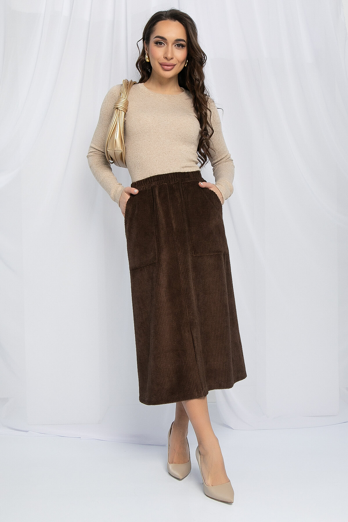 Юбка Лилиана (шоколад) Ю13097-9М