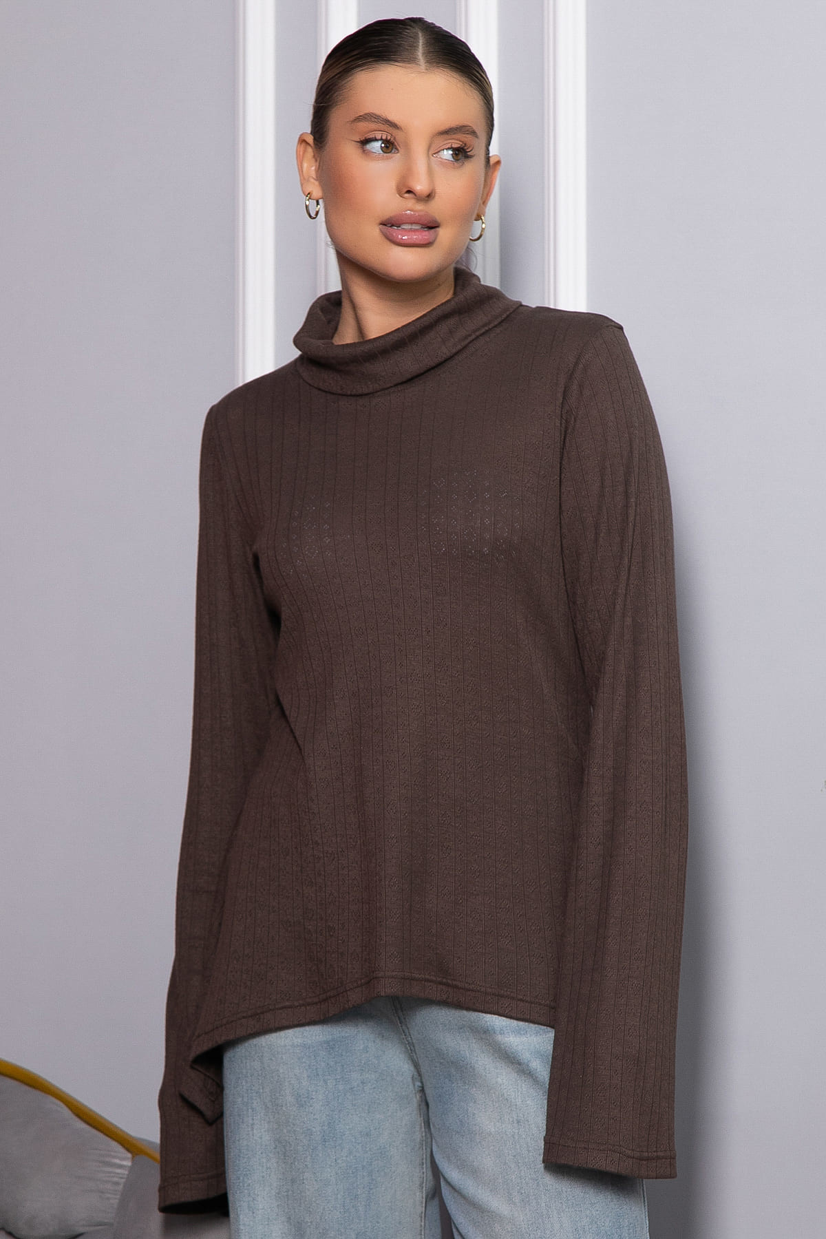 Джемпер В объятьях нежности (кофе) Б14446-4М