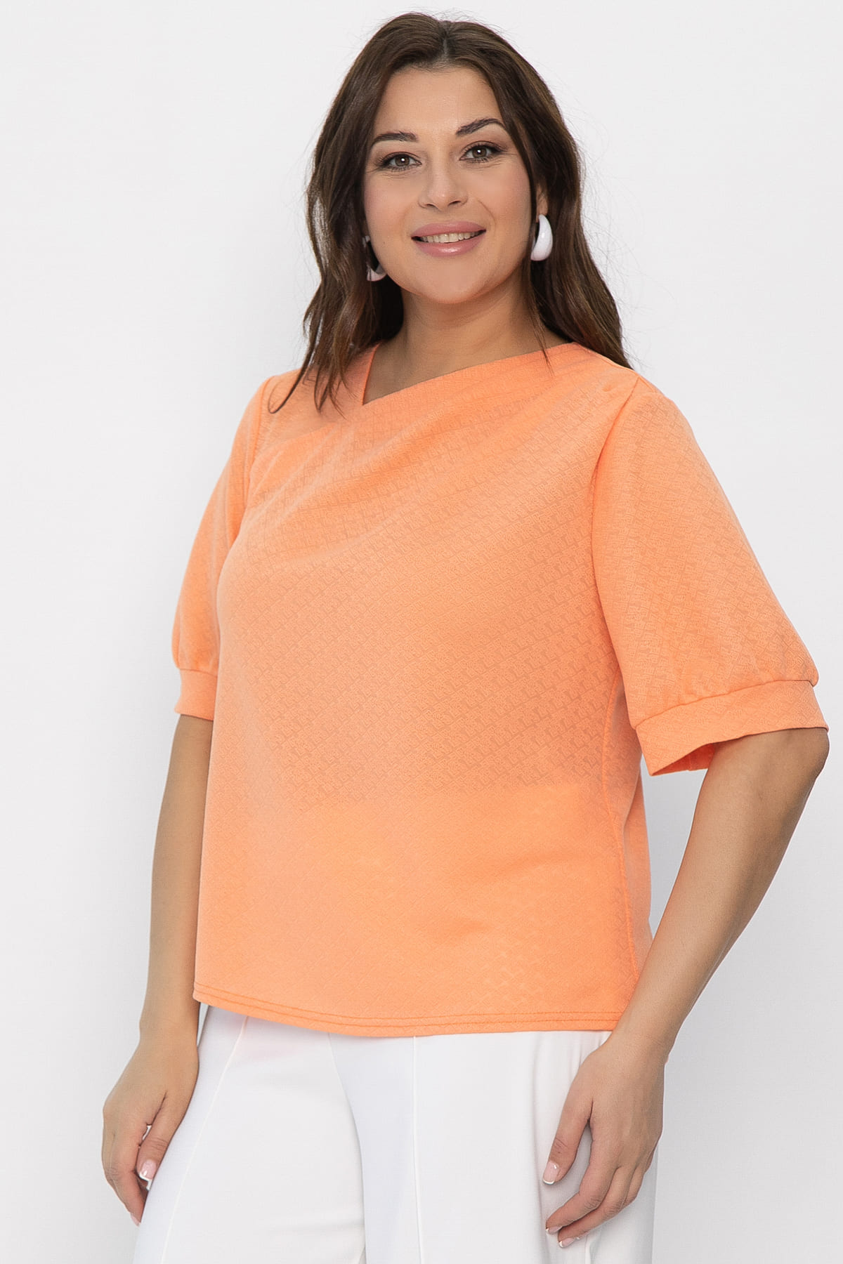 Блуза Лара (оранжевая) Б13855-3М