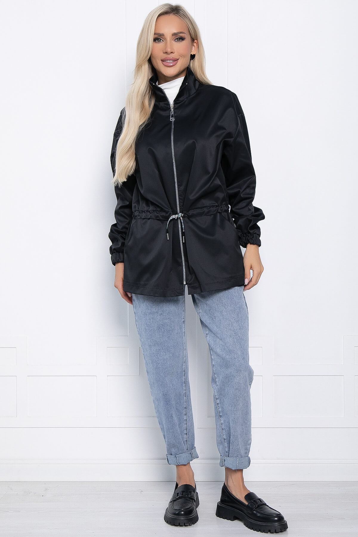 Ветровка Осенний дождь (черная) Б10931