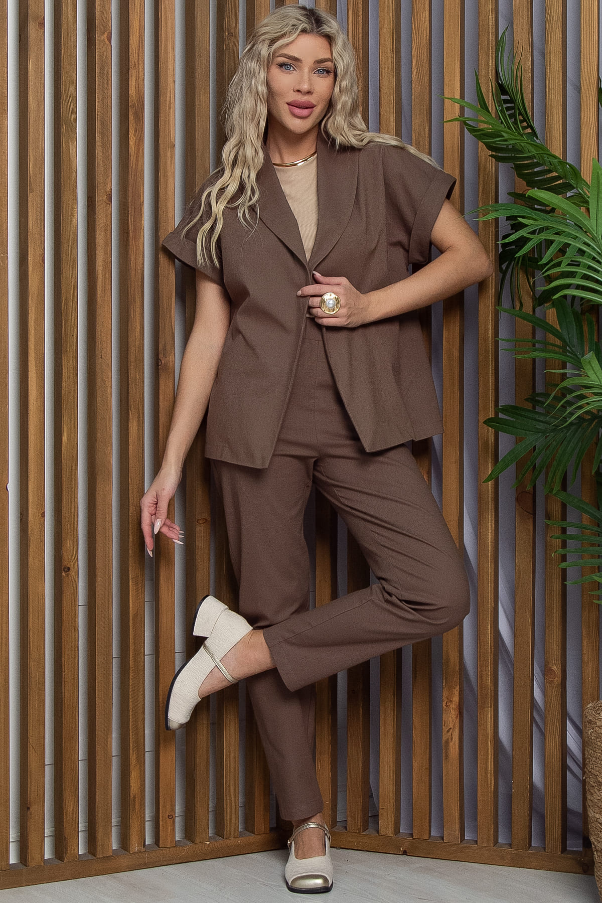 Костюм Кристиана (кофе) К13321-4М