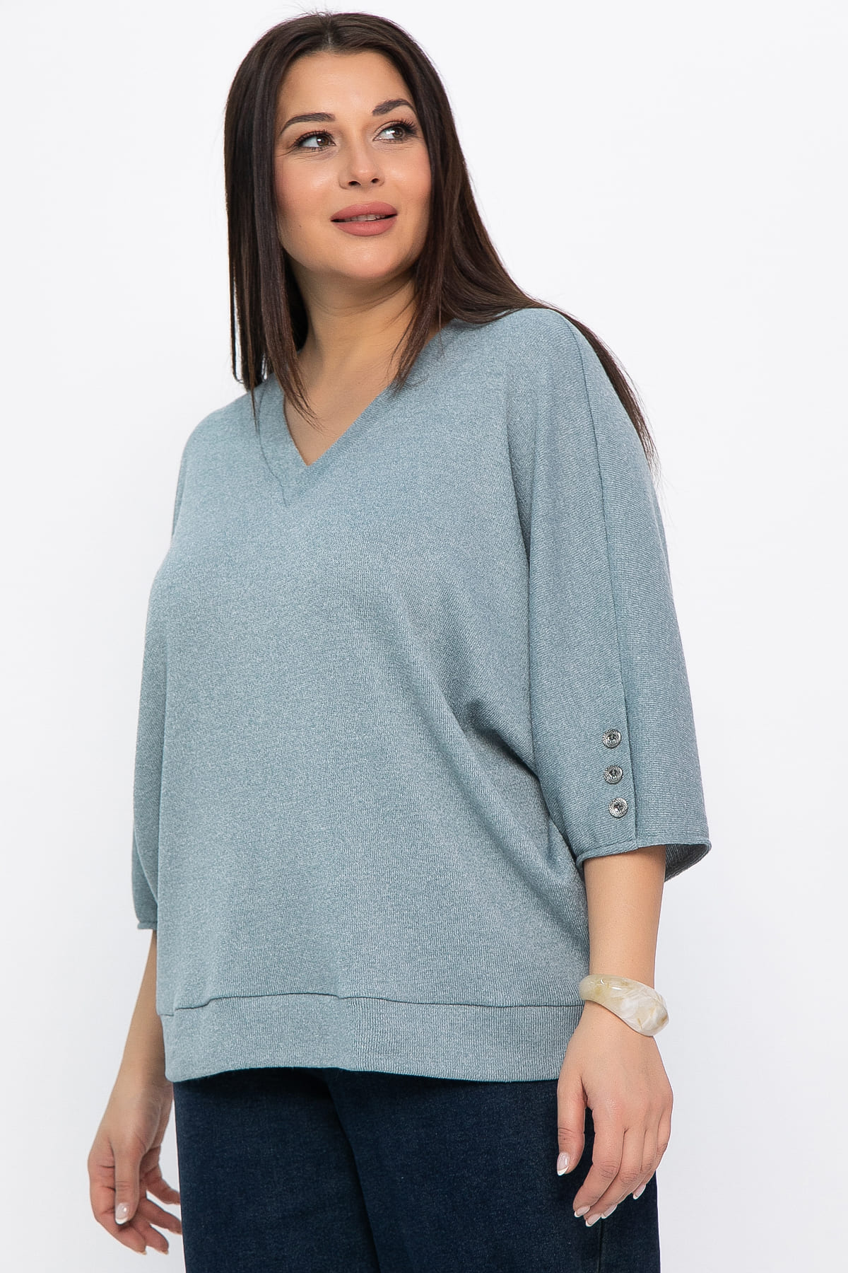 Блуза Вэнсдей (ментоловая) Б14823-4М