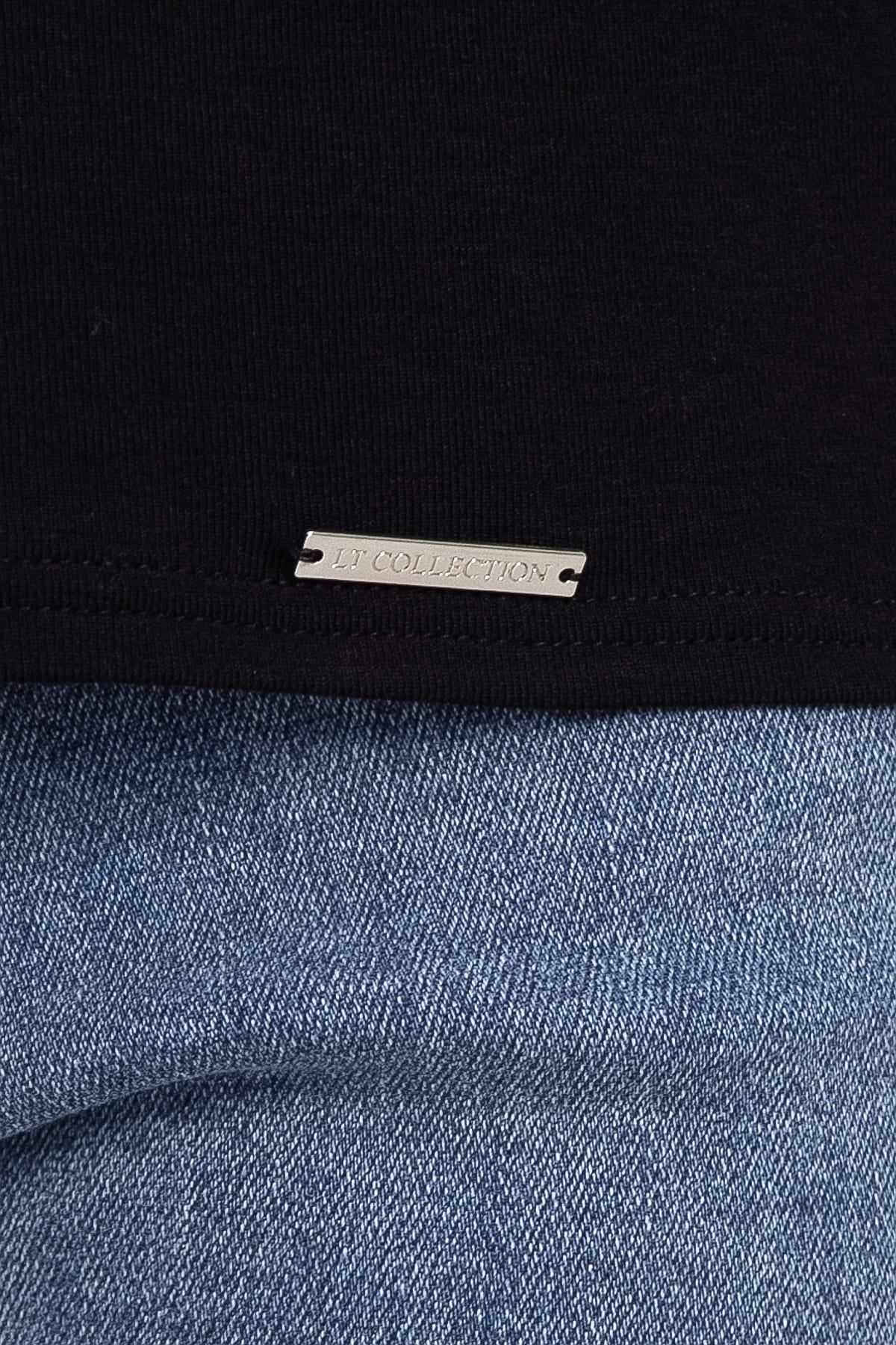 Блуза Грей (черная) Б13046-44М