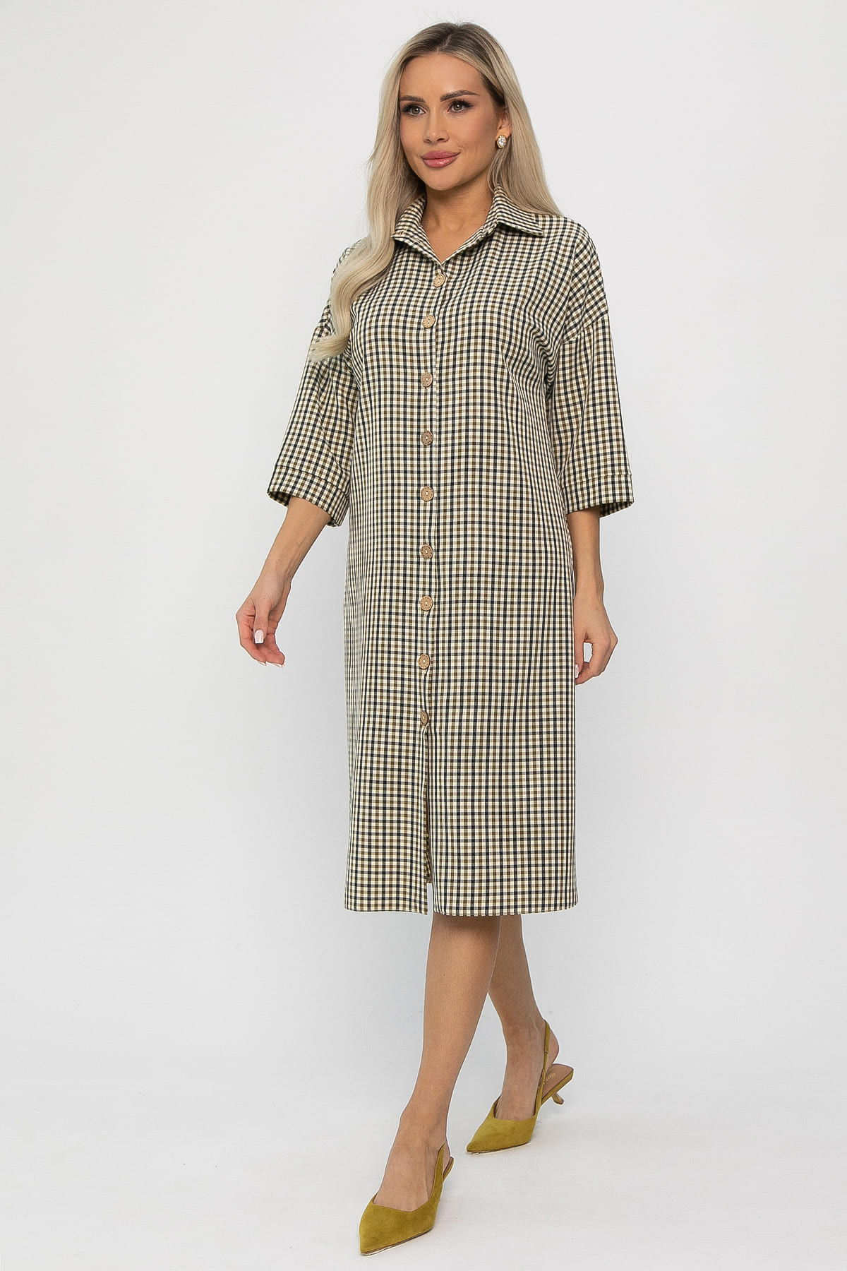 Платье Кэсси (клетка) НЬЮ П11220