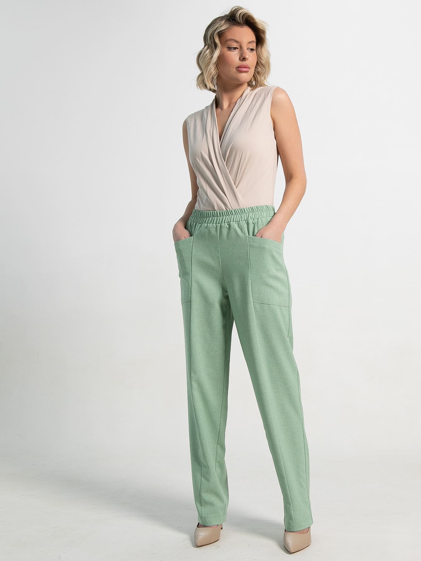 Брюки Кения (фисташка) Б15257-19М