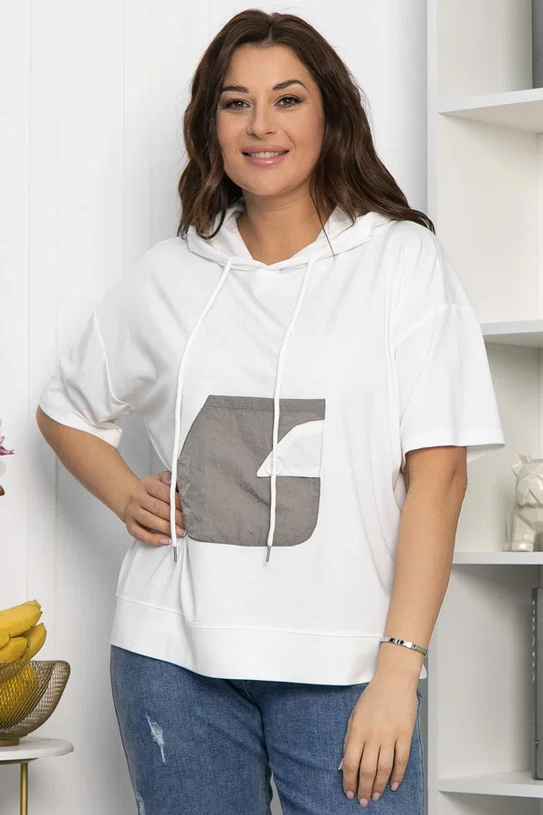 Блуза Мелика (белая) Б13939-1М