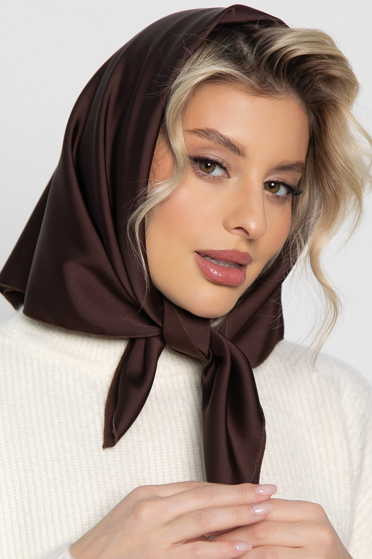 Косынка с завязками (шоколад) КЗВ9-53М