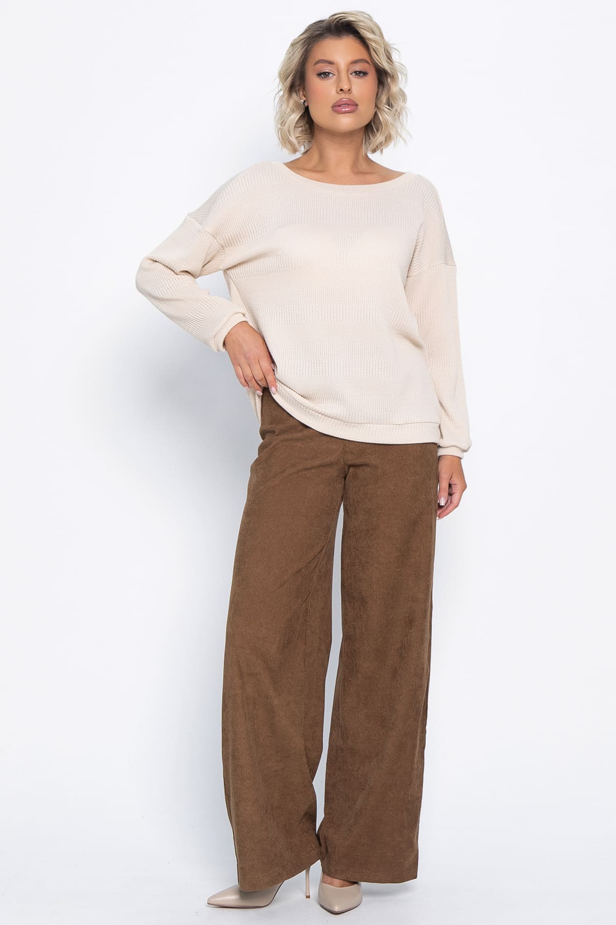 Костюм трикотажный Бергамо (бежево-коричневый) К15046-10М