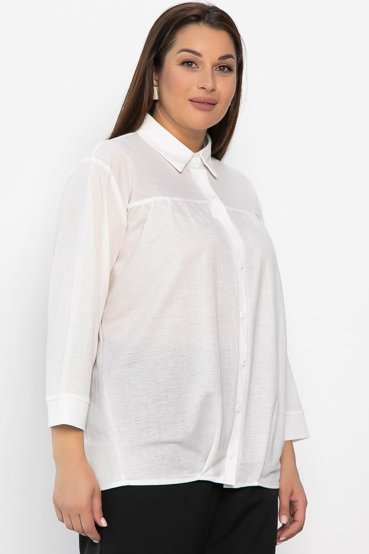 Рубашка Глейдис (белая) Б14240-18М