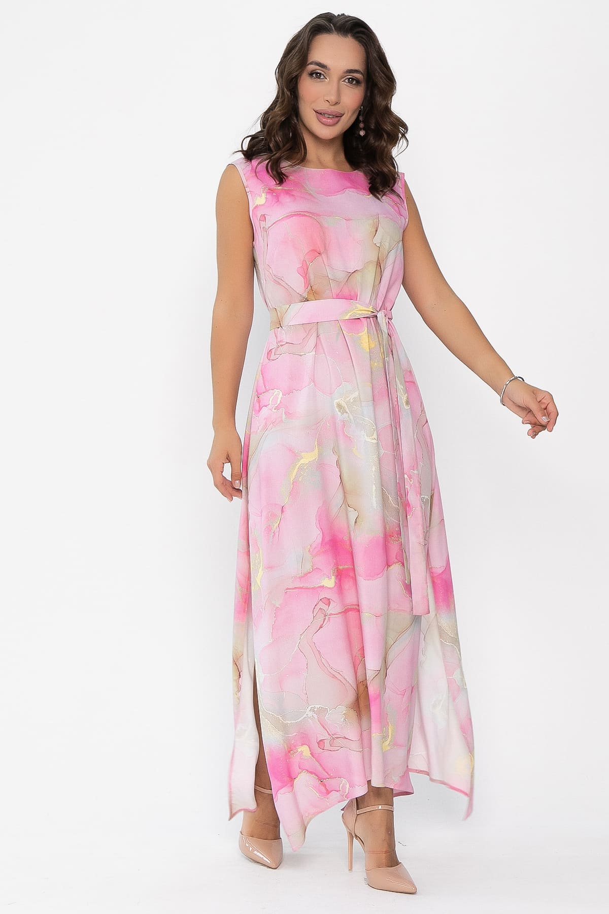 Платье Иниша (розовое) П14071-4М