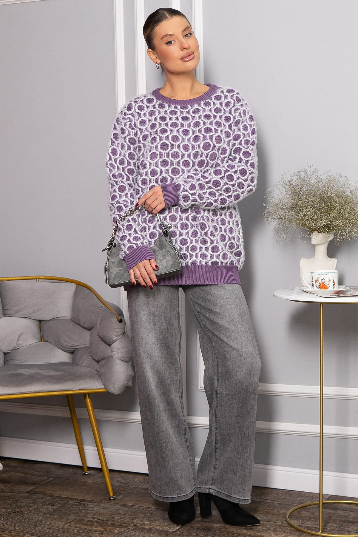 Джемпер Ари (сиреневый) Б14429-20М