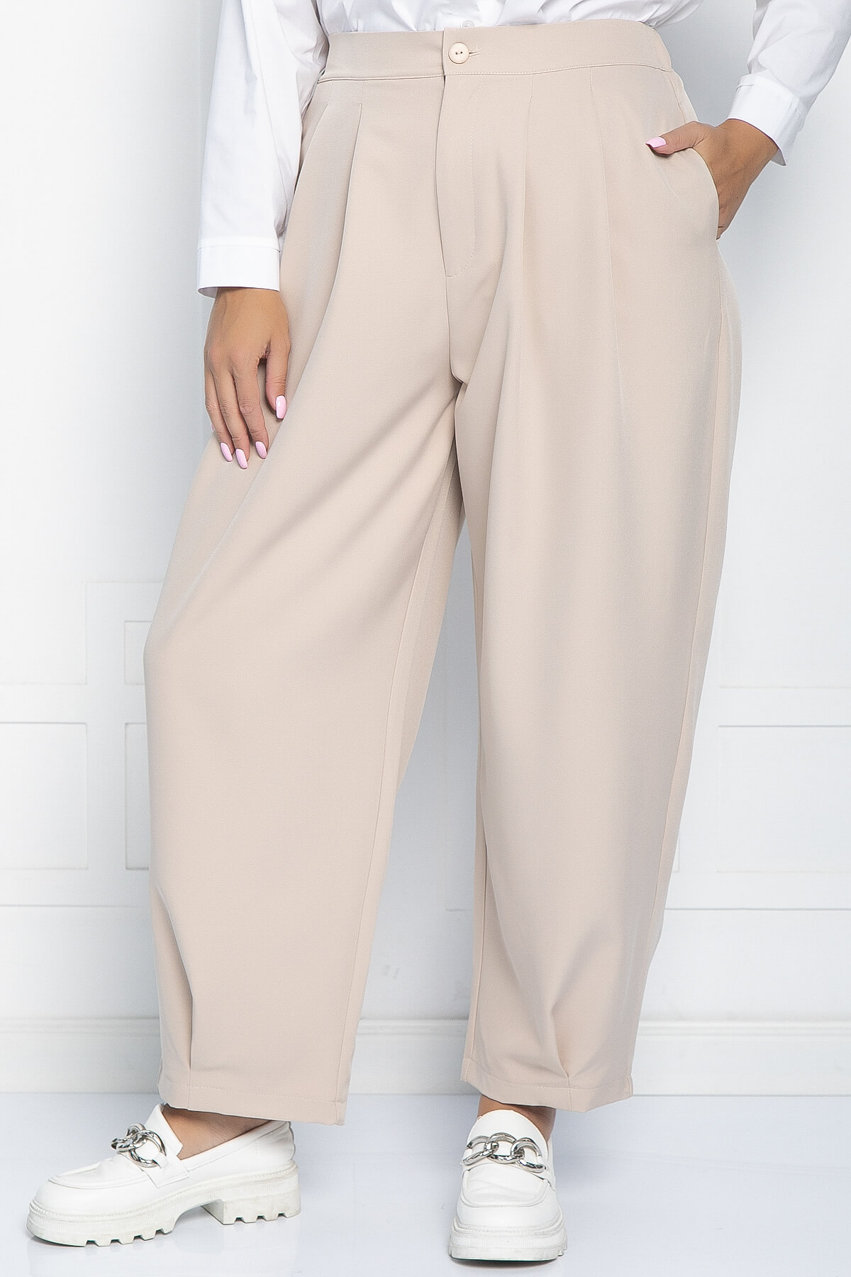 Брюки Свобода действий (бежевые) Б11145