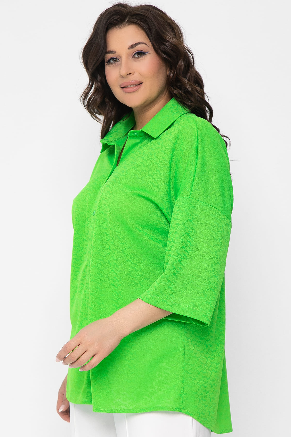 Рубашка Медея (зеленое яблоко) Б13555-13М