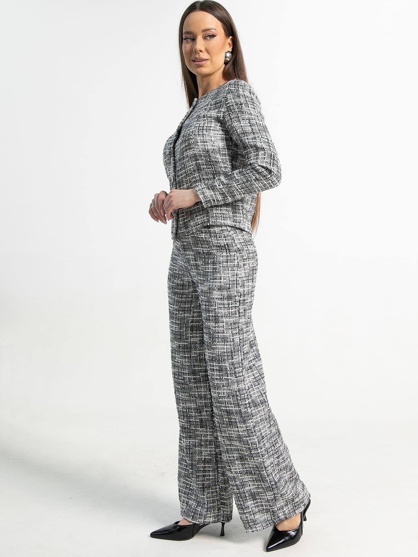 Костюм с брюками Марлин (серый) К15120-10М