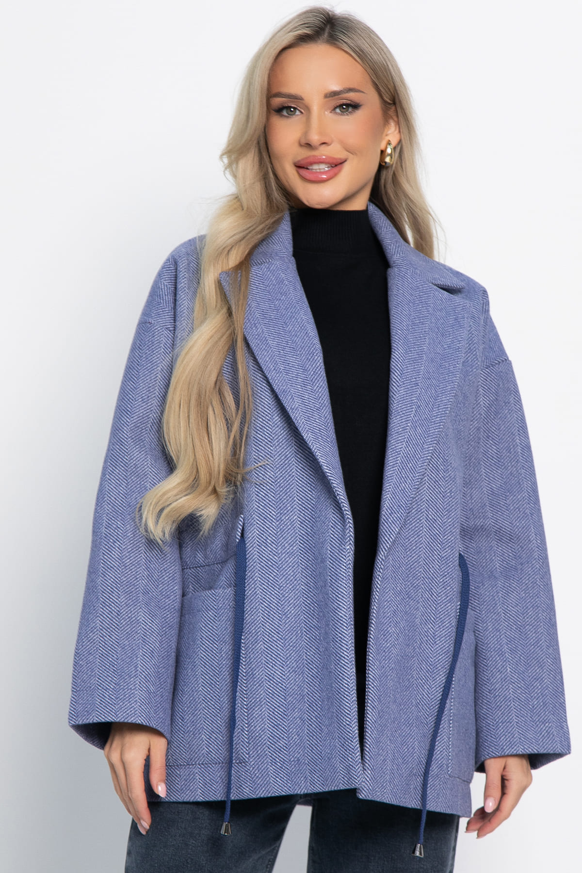 Пальто-пиджак (джинс) Б15085-7М