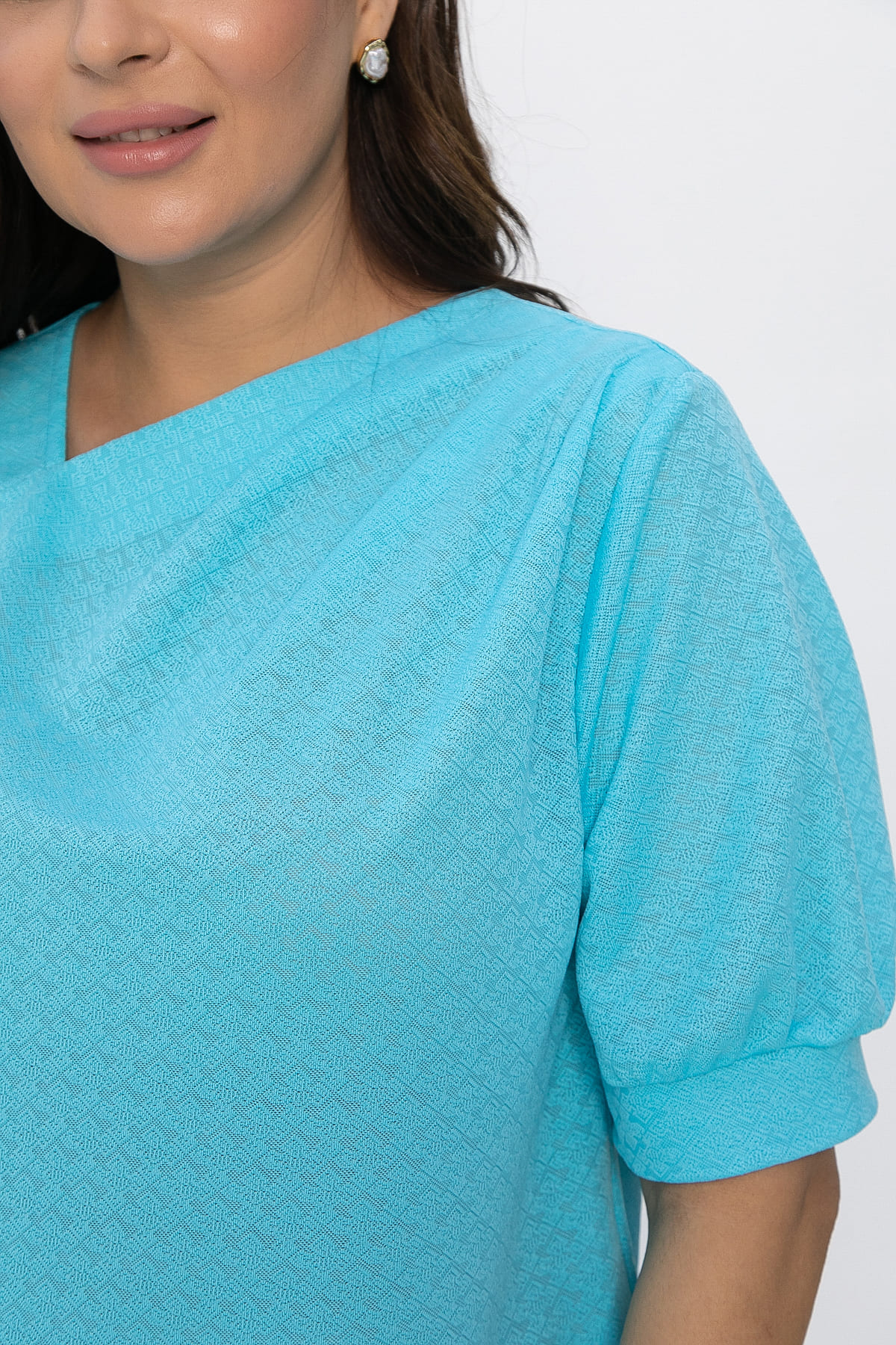 Блуза Лара (голубая) Б13856-3М