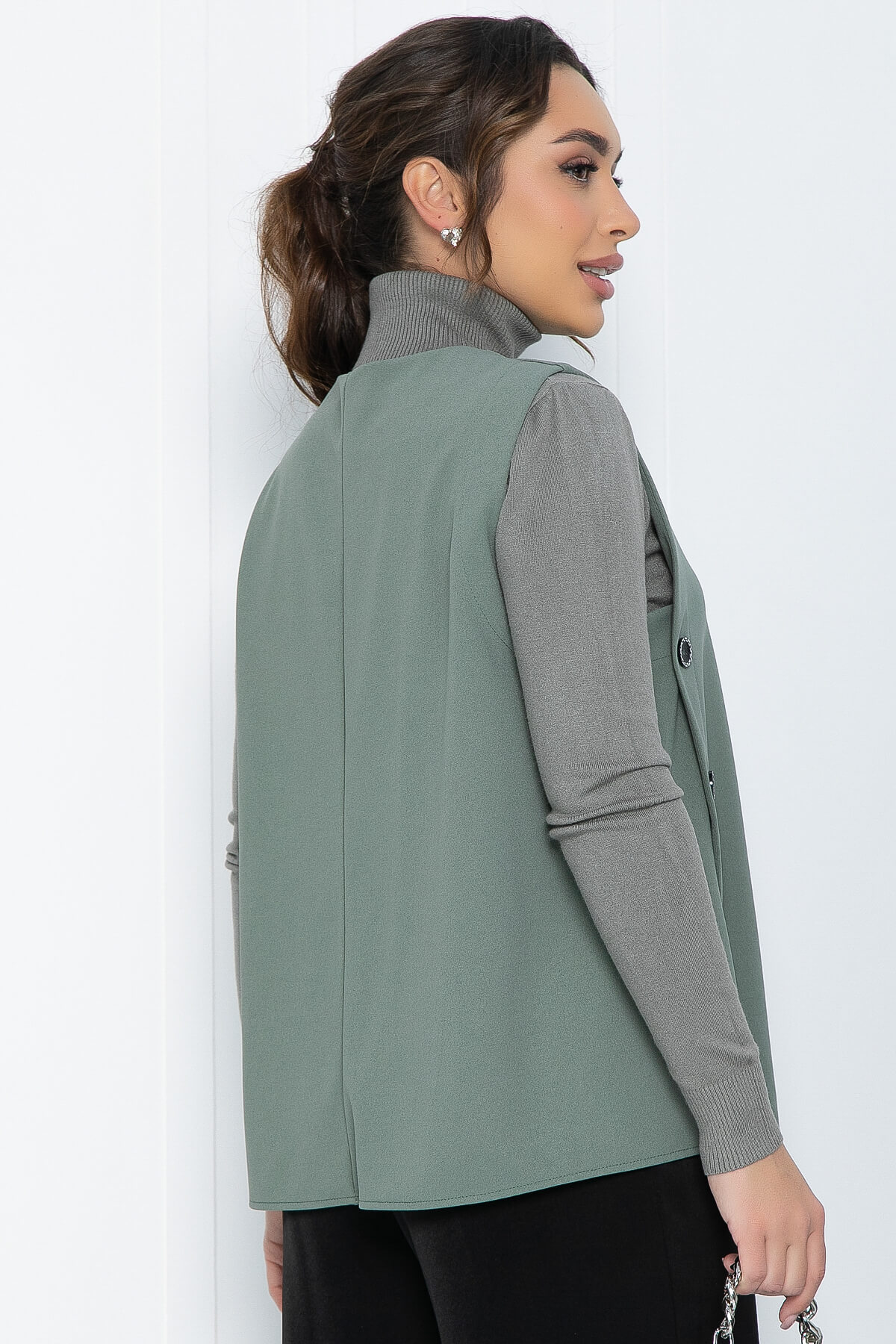 Жилет Современный стиль (оливковый) Б11970