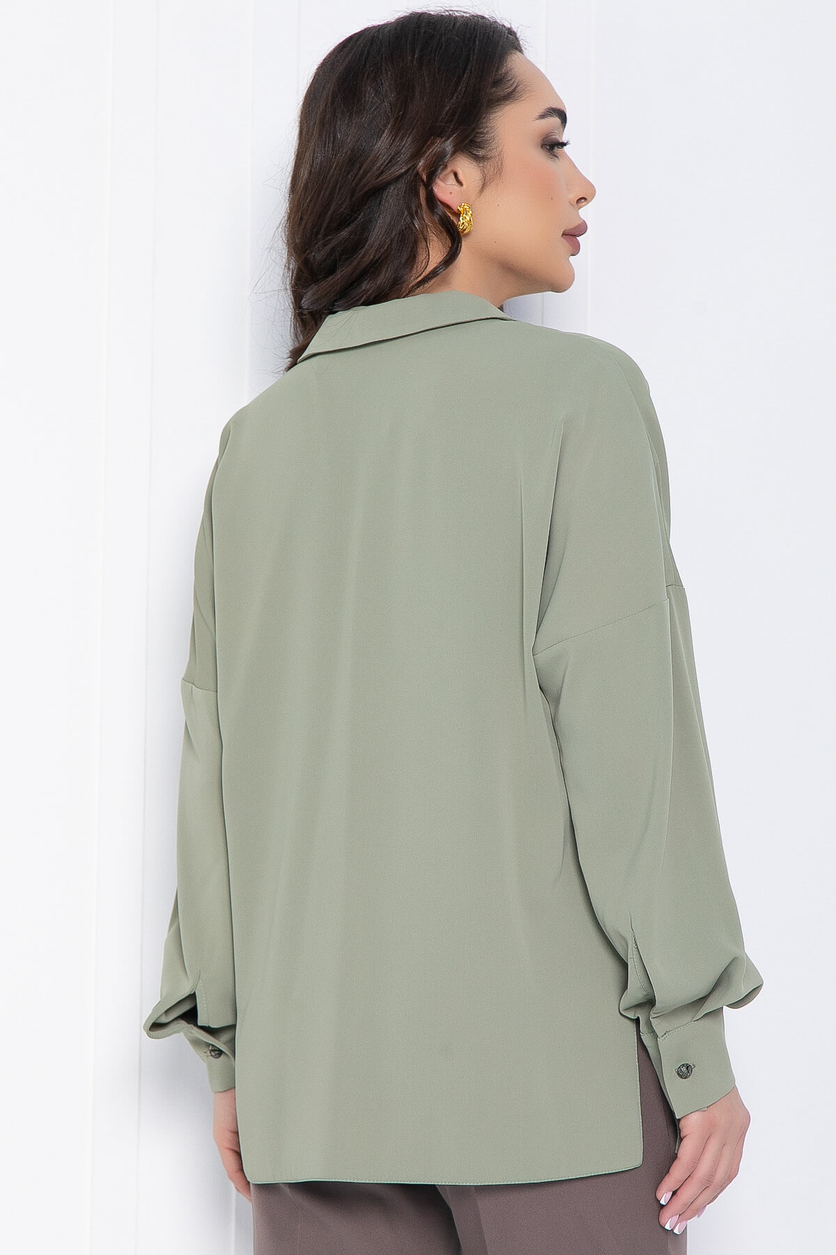 Рубашка Толедо (олива) Б12581-30